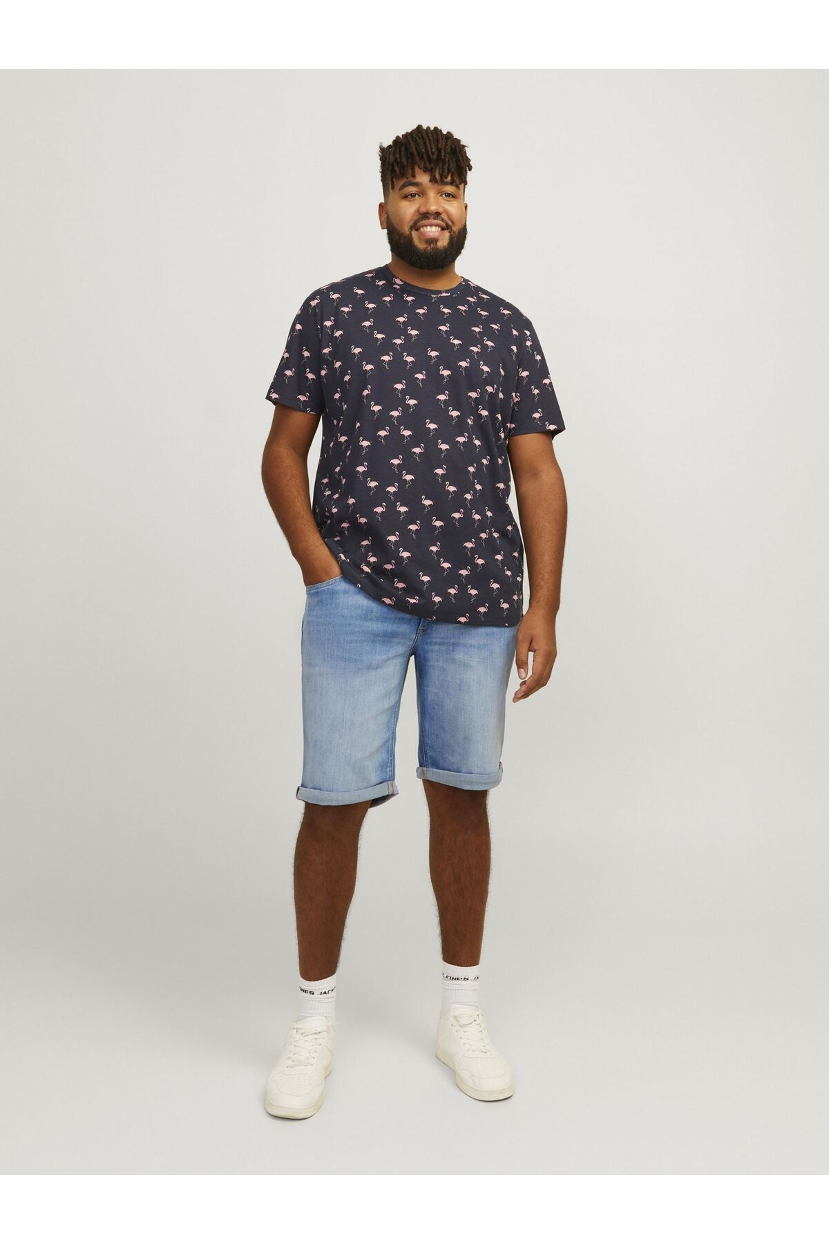 Jack & Jones Plus-Regular Fit Şort Plus Normal Kesim Regular Fit Şort 5