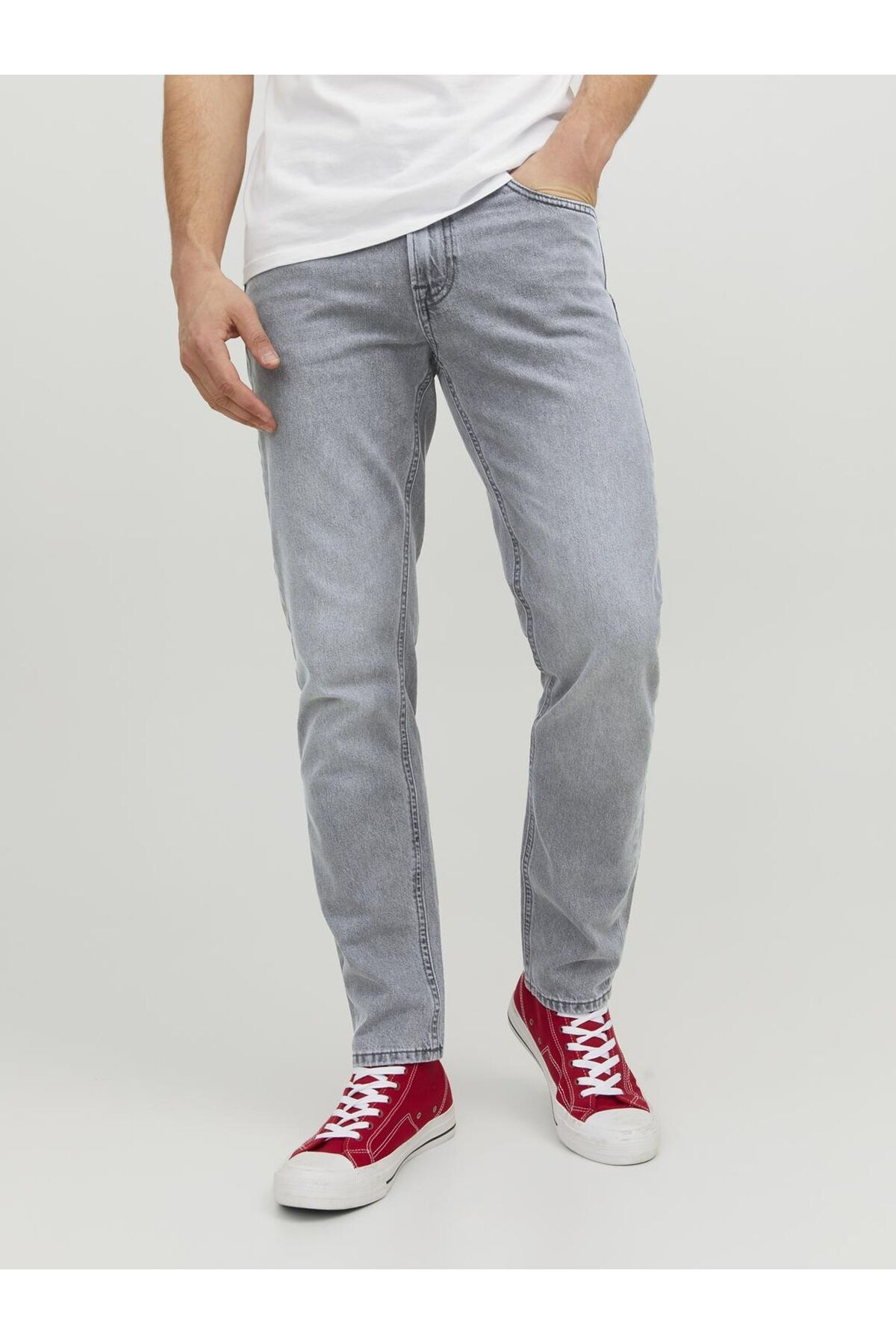 شلوار جین تنگ JJIMIKE JJORIGINAL CJ 020 شلوار جین تنگ جک اند جونز شلوار جین Jack & Jones