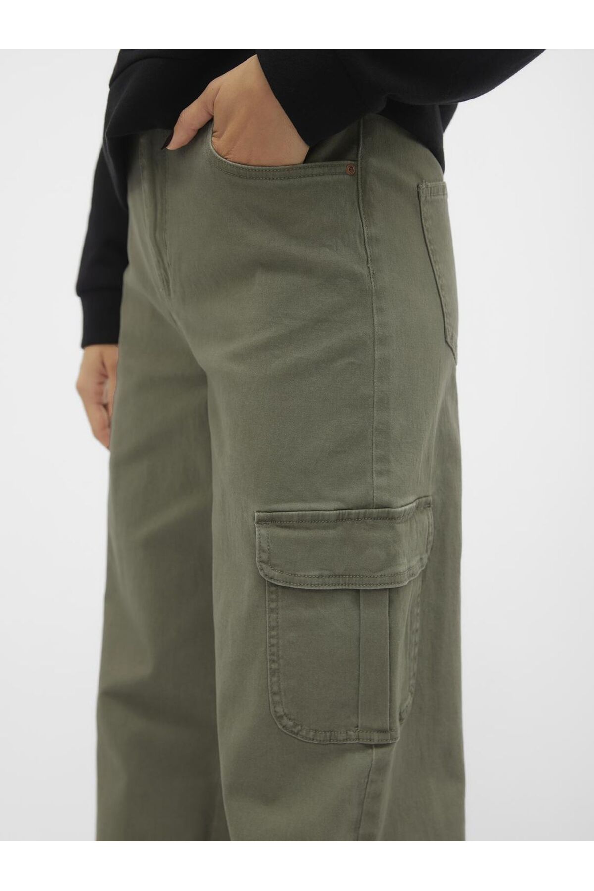 Vero Moda-Weit Geschnitten Vmtessa Hohe Taille Weit Geschnitten Jeans 7