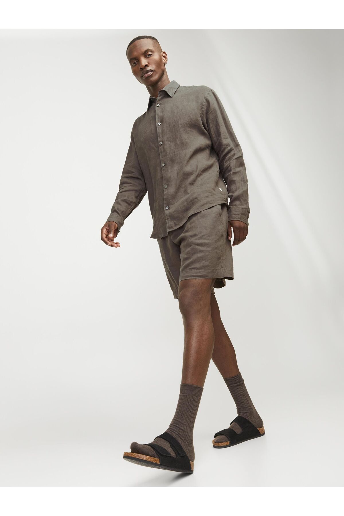 شلوارک مردانه راسته فاق نرمال | جک اند جونز Jack & Jones 12253134 - تصویر 8