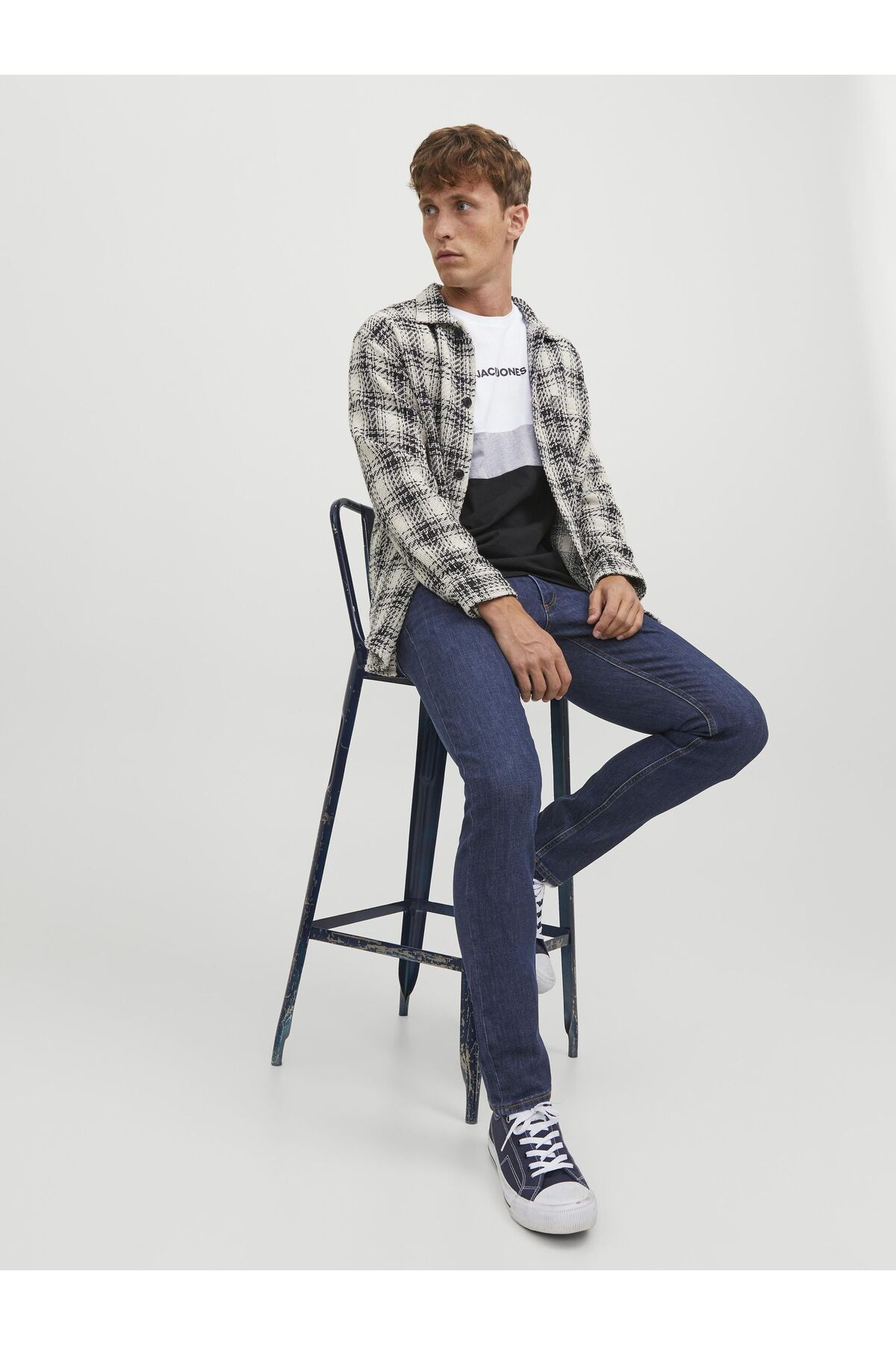 شلوار جین مردانه راسته فاق نرمال | جک اند جونز Jack & Jones 12229141 - تصویر 8