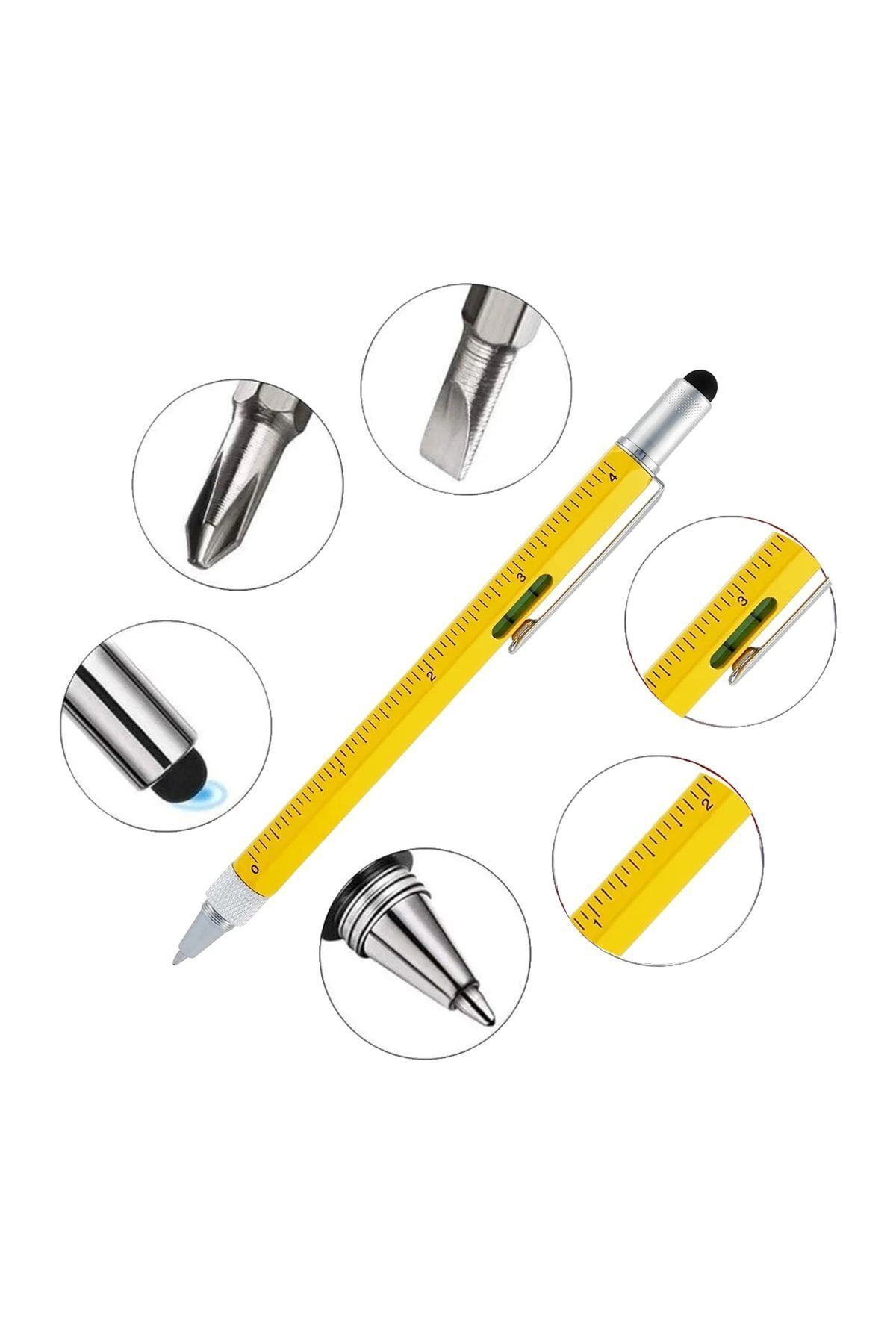 Gülay AVM-Engineer's Pen Lathe Ruler 7 Function Pen 323 3