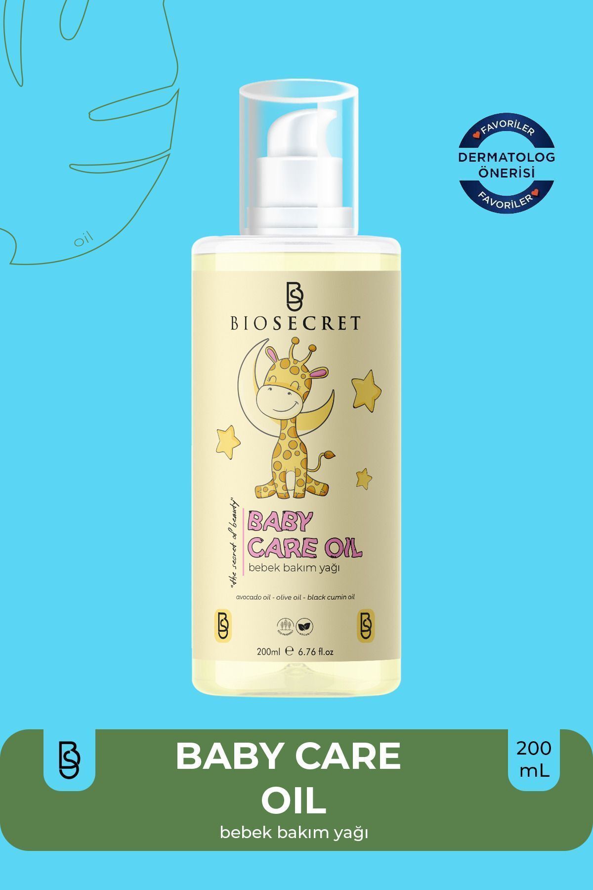 Bebek Bakım Yağı 200ml