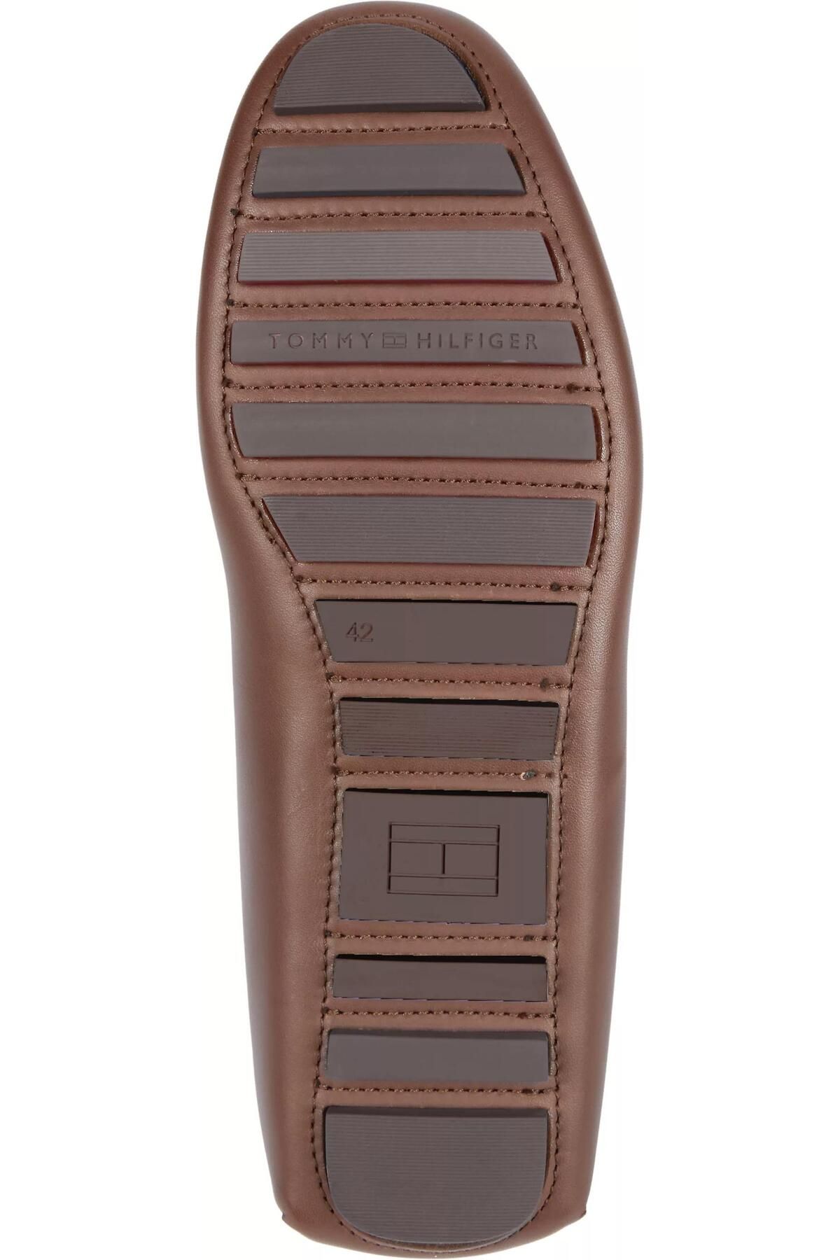 کفش های کژوال مردانه راننده چرمی RWB اورجینال Tommy Hilfiger