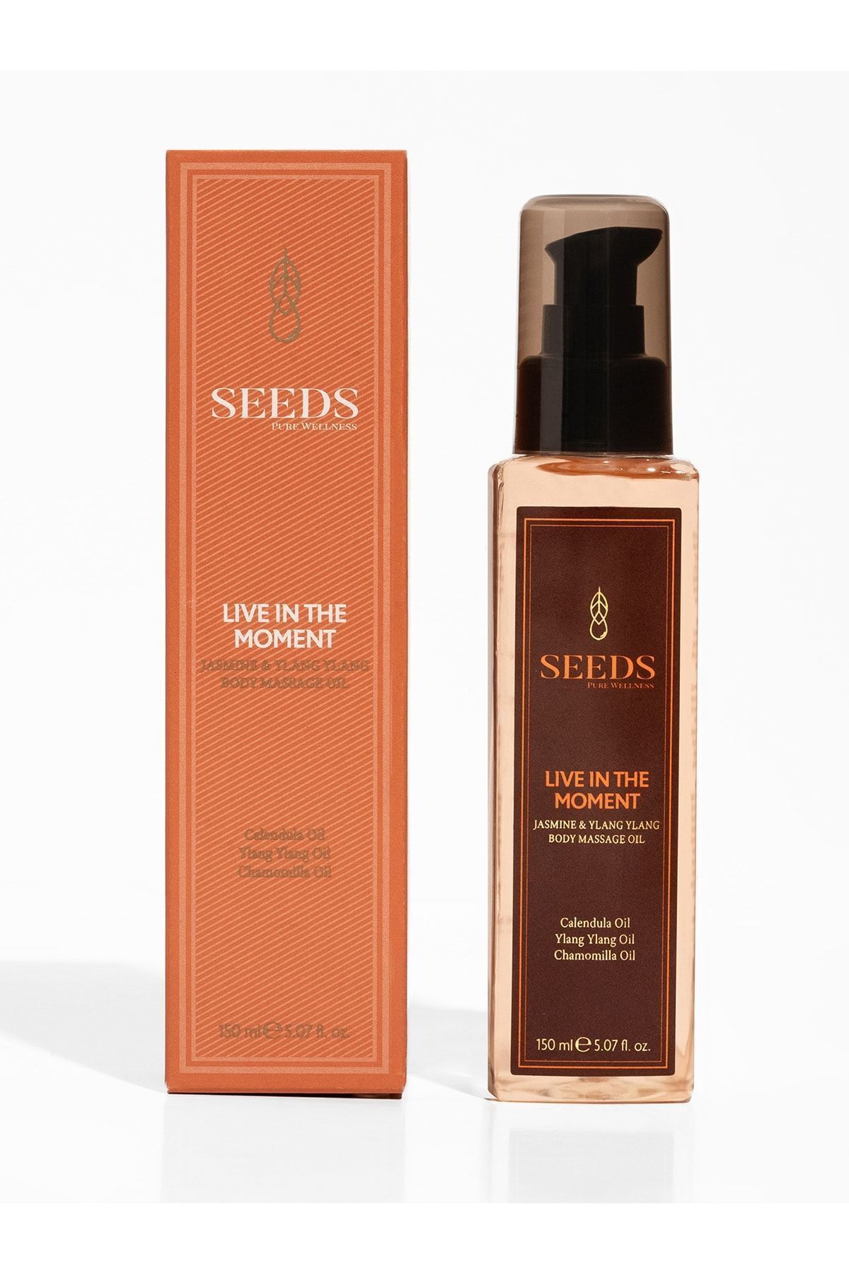 Seeds 150ml Natural Body Massage Oil Moisturizing Ylang Ylang and