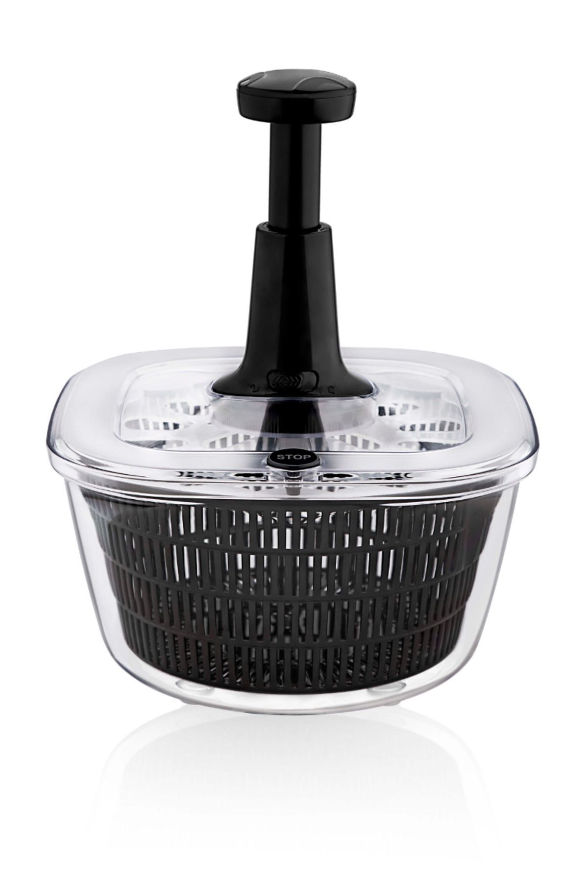 Comprox-Black XL - 6LT Practical Manual Vegetable and Salad Dryer (With Stop Button) 2