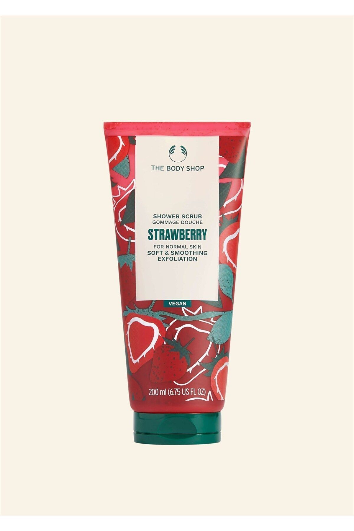 بادی شاپ اسکراب بدن توت فرنگی ۲۰۰ میلی لیتر