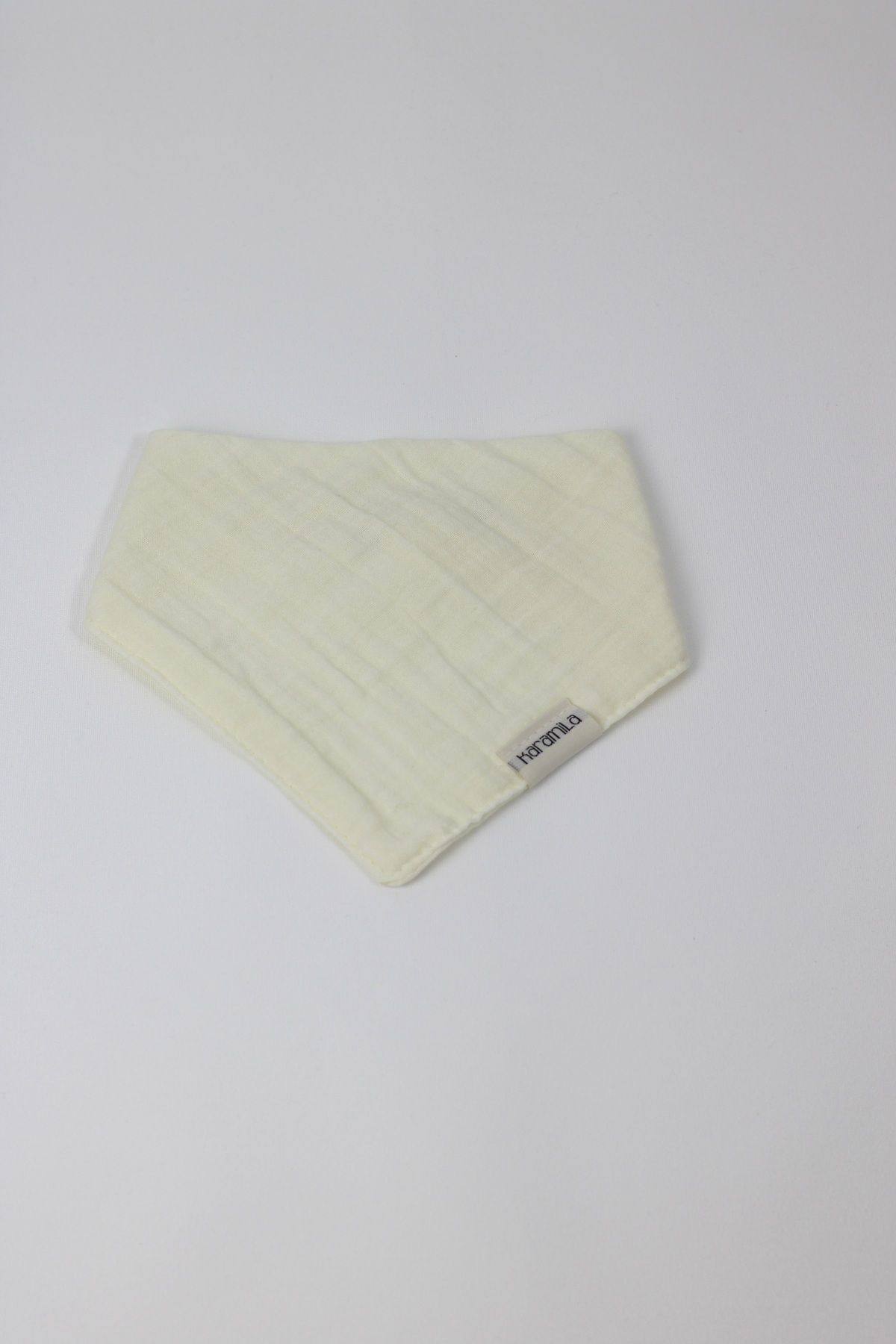 KARAMİLA 3 Adet  ÇİFT KATLI Organik Müslin Kumaş  Bebek Fular / Salya Önlüğü / Bebek Önlük %100  PAMUK fotoğrafı 3 (önizleme)