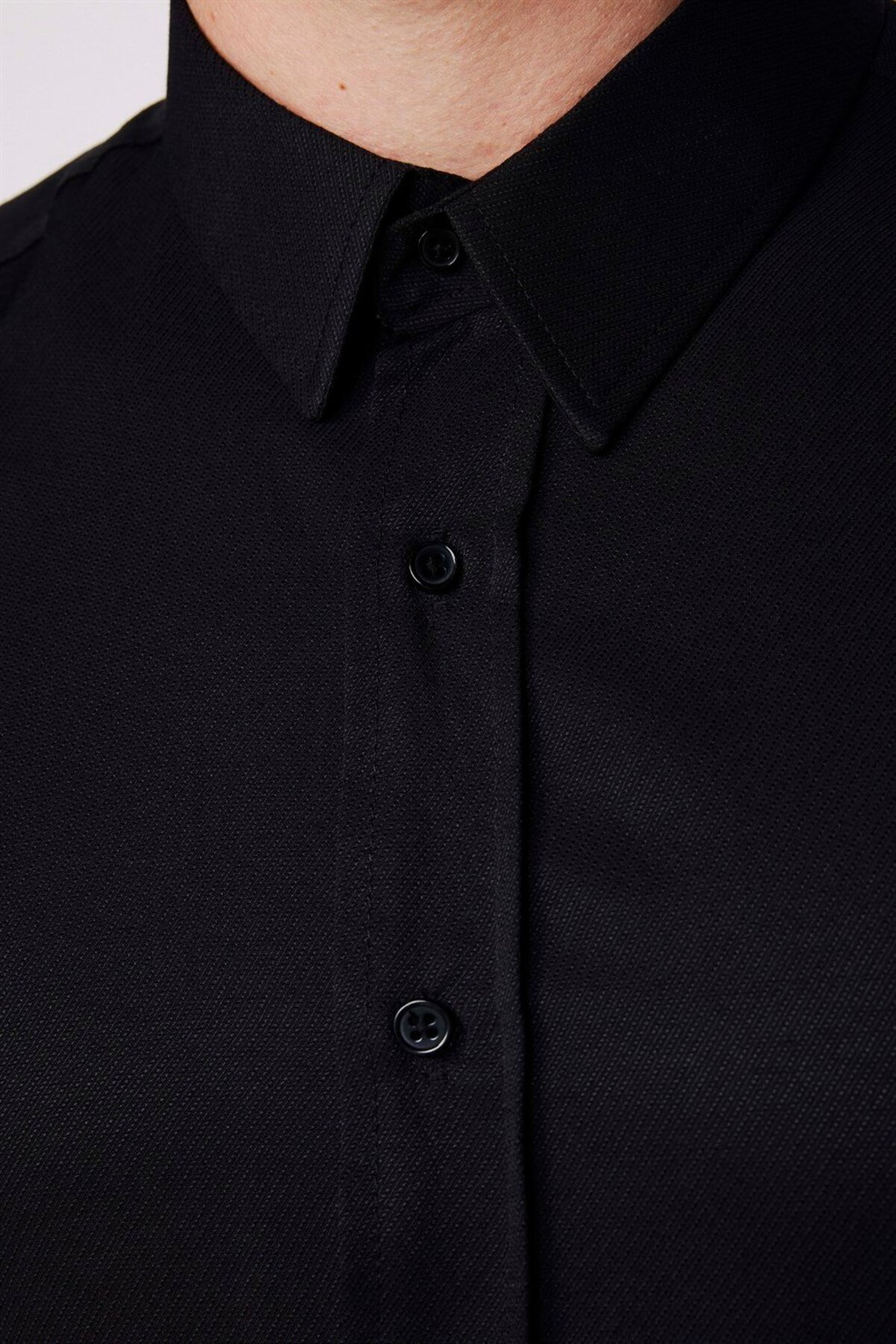 پیراهن مردانه مشکی تودورس | MD220004-500 اورجینال - تصویر 4