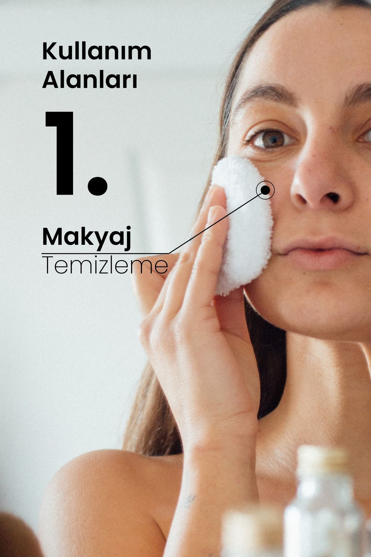 Yıkanabilir Makyaj Temizleme Pamuğu | 2li