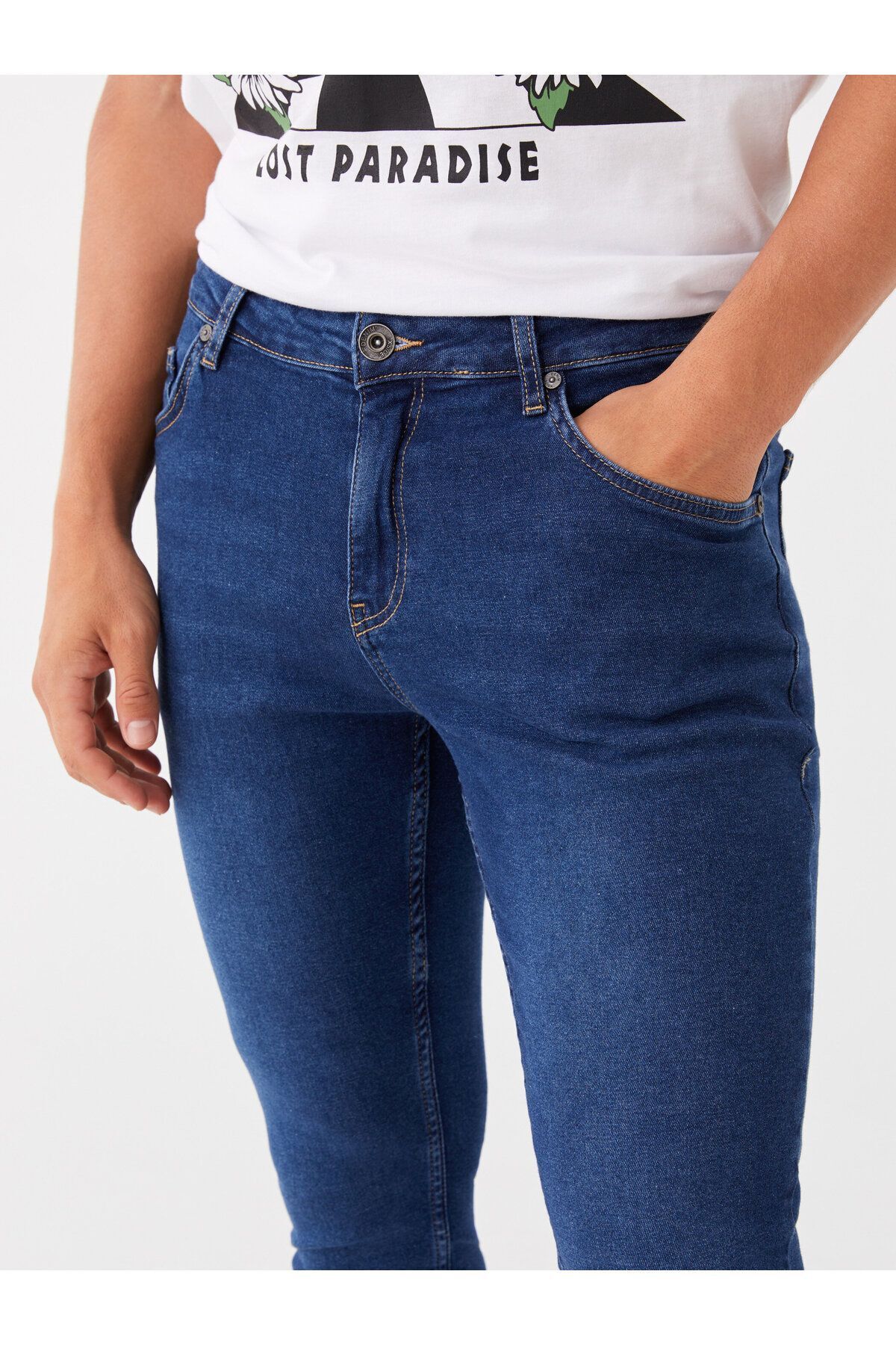 LC Waikiki-Pantaloni de jeans pentru bărbați Skinny Fit 4