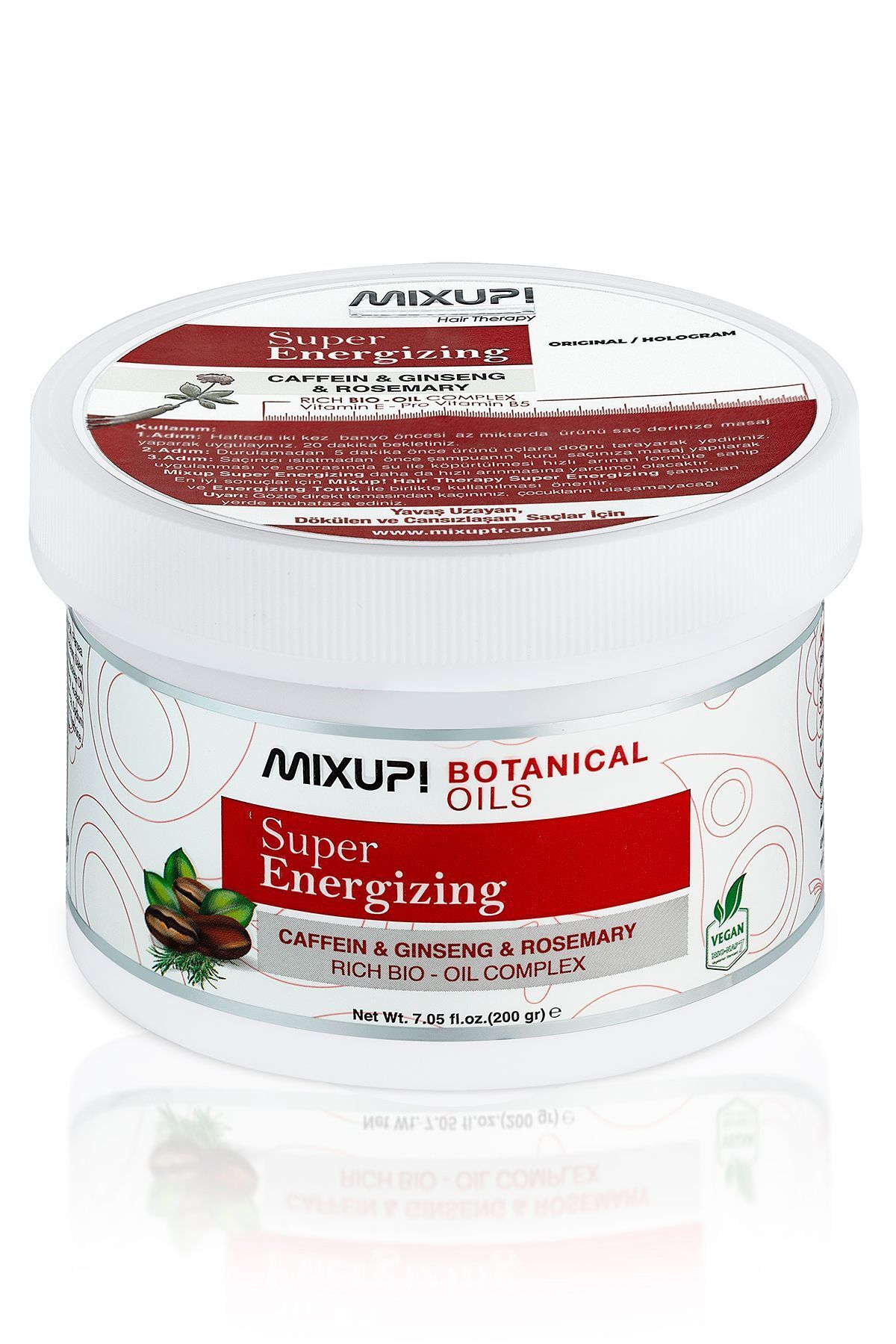 Mixup-Super Energizing - Anti-Shedding & Hair Strengthening Botanical Oil Complex 200 gr 3