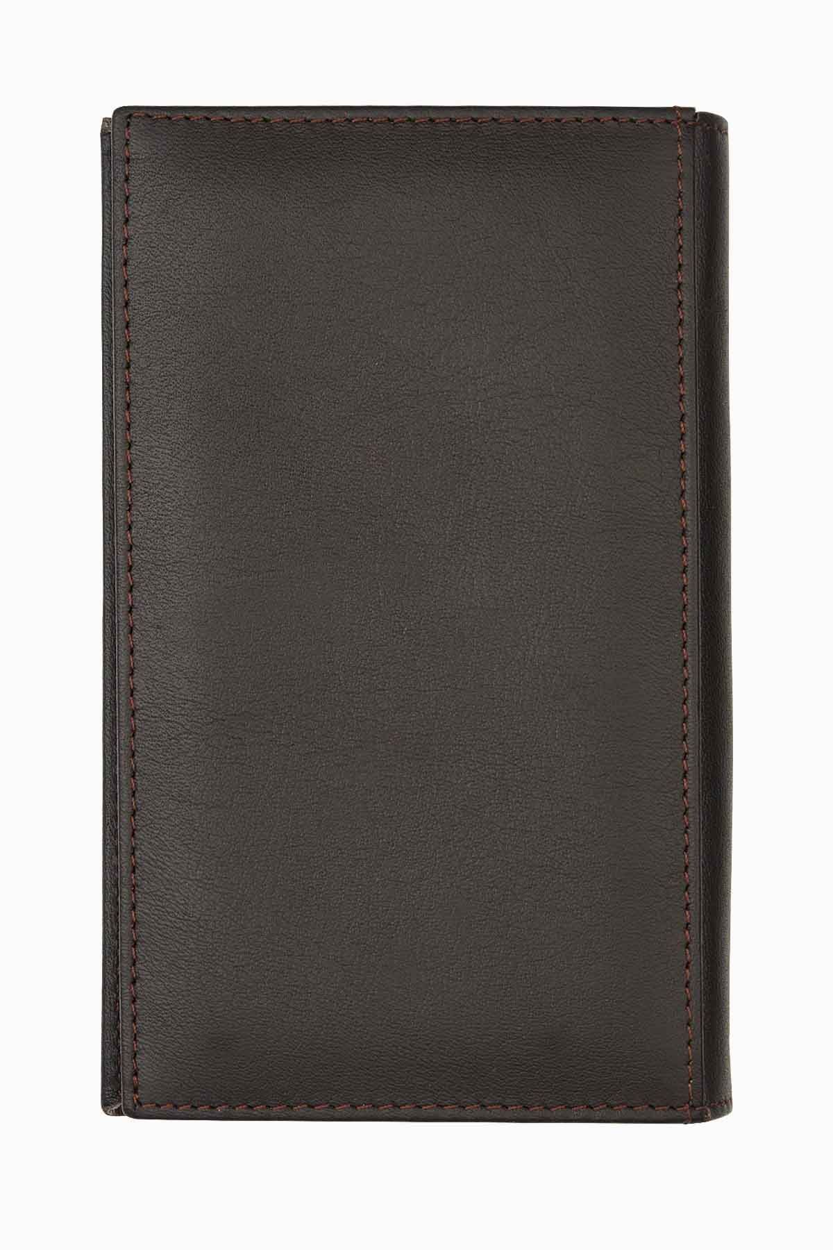 DAMY-Genuine Leather Notebook - Brown K709, Wallet with Notepad and Notebook 4