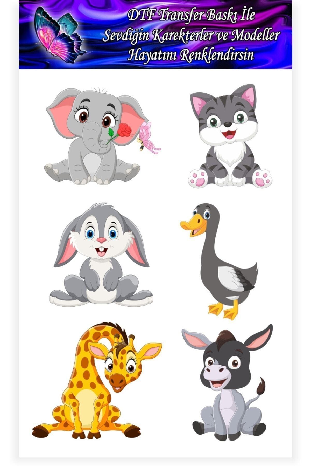 Prototip Dtf Transfer Tekstil Baskı A4 Hazır Baskı Ütü Ile Transfer Dtf005