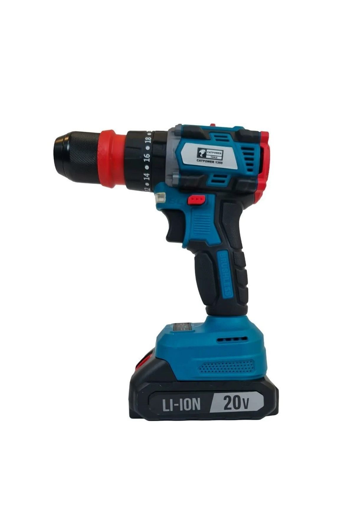 woodhub Solo Makine Catpower 1350 Akülü Darbeli Vidalama 20V 2.0 Ah 20 Volt 2 2 Yıl Darbeli 2.0 - 2.4 Ah