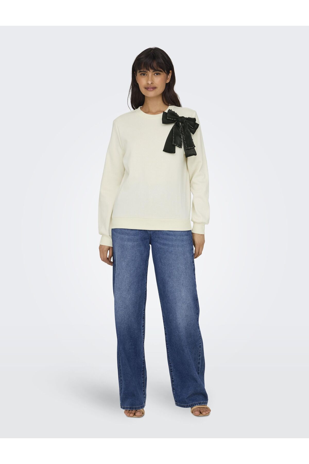 ONLY-Sweatshirt mit Rundhalsausschnitt 5
