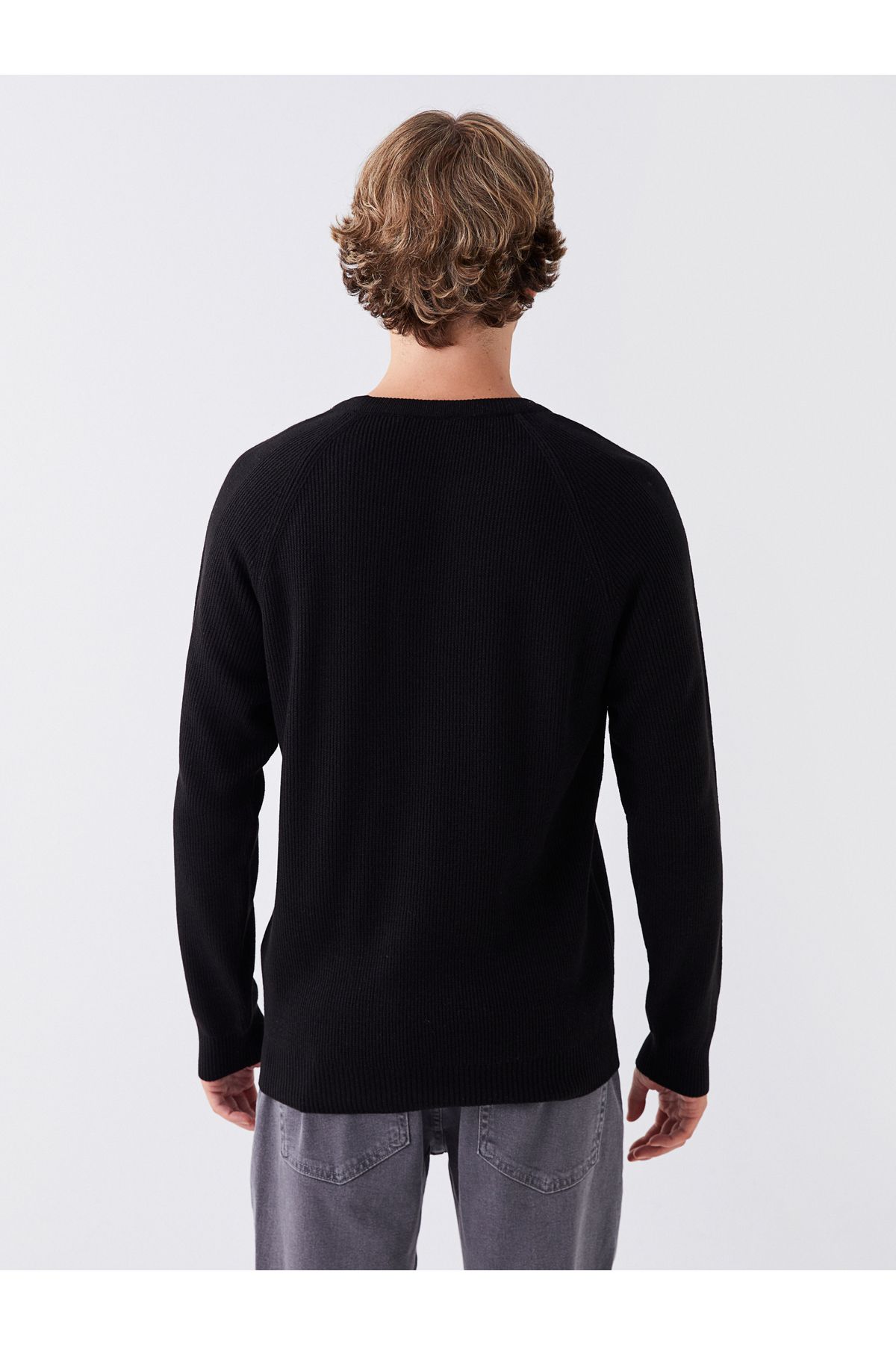 LC Waikiki-Men's Knitwear Sweater - Long Sleeve, Crew Neck 5