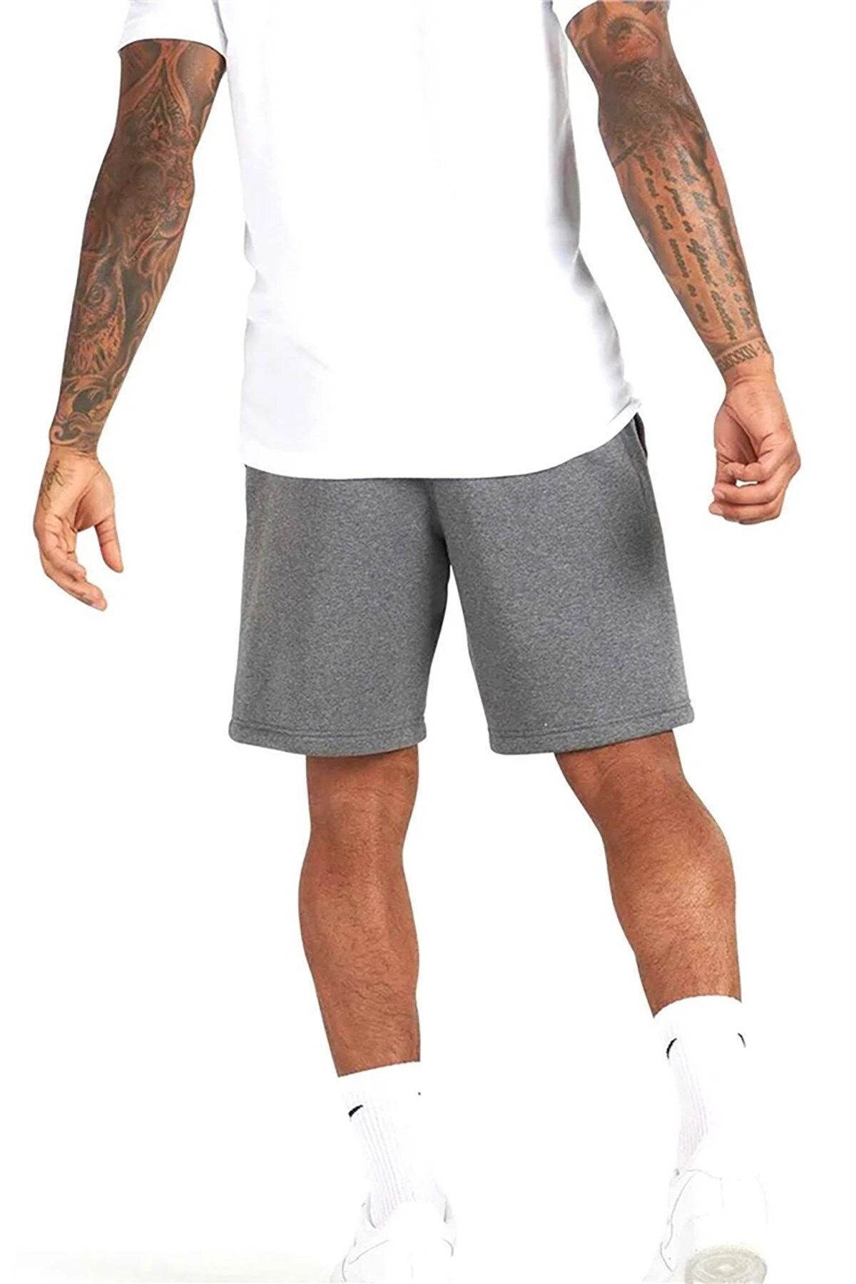 شورت و شلوارک مردانه خاکستری نایکی | CW6910-071 اورجینال - تصویر 2