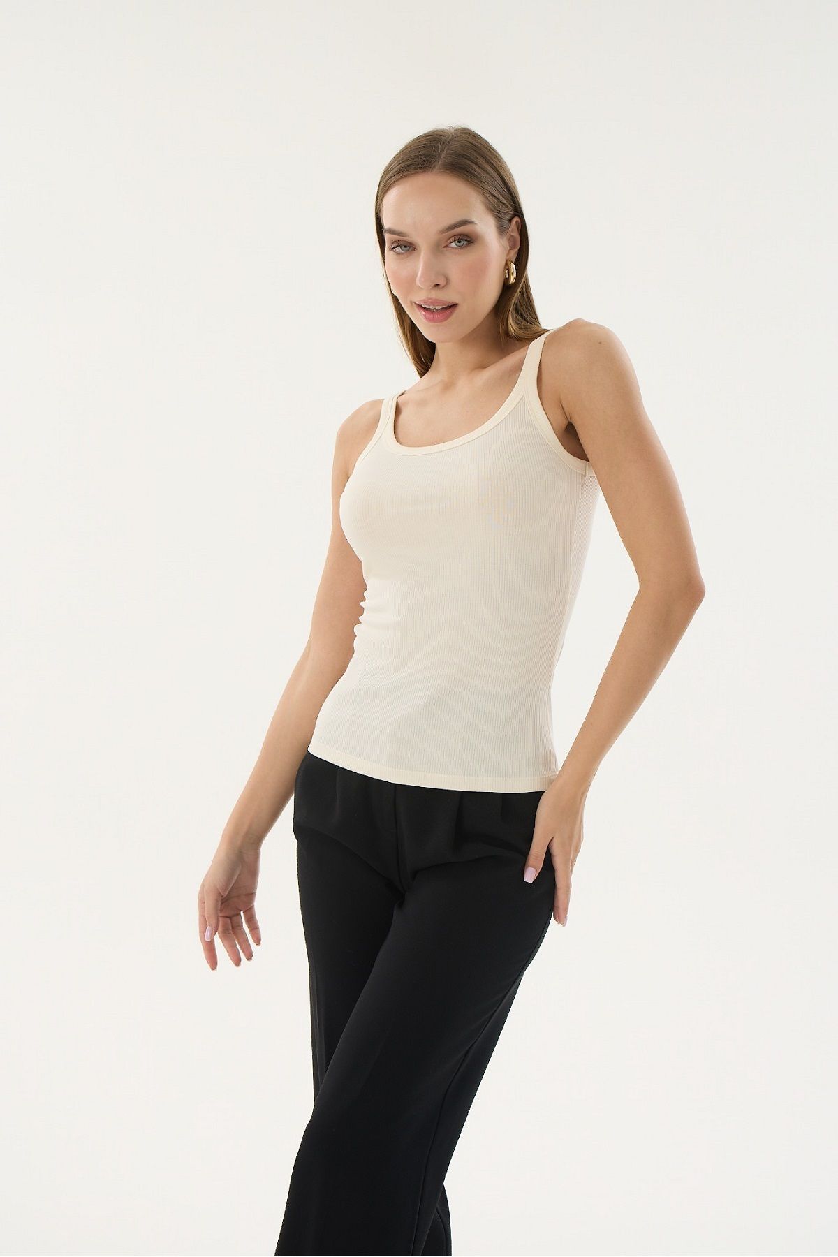 Sevim-16155 Tricou cu bretele subțiri pentru femei 2
