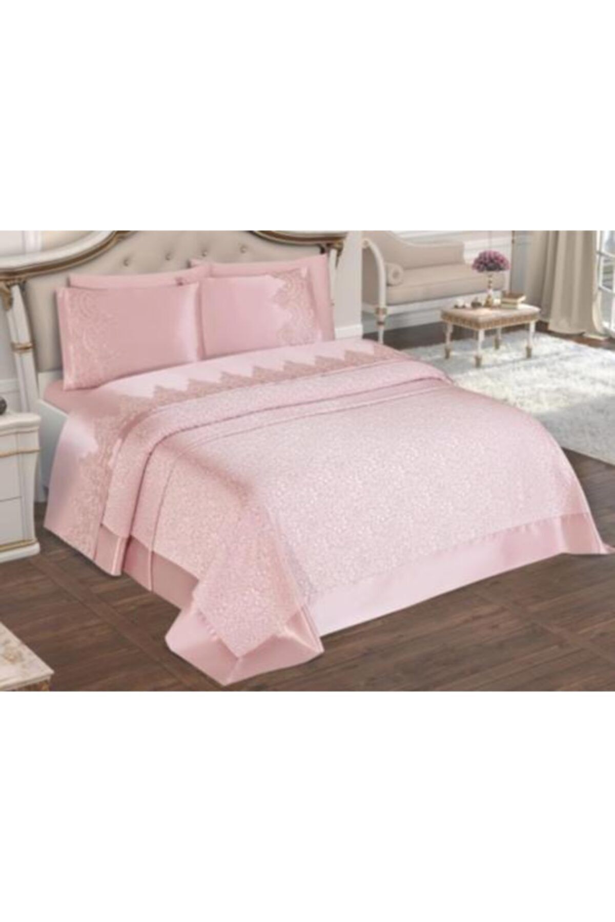 Quilting Set Double 6-Piece - Powder