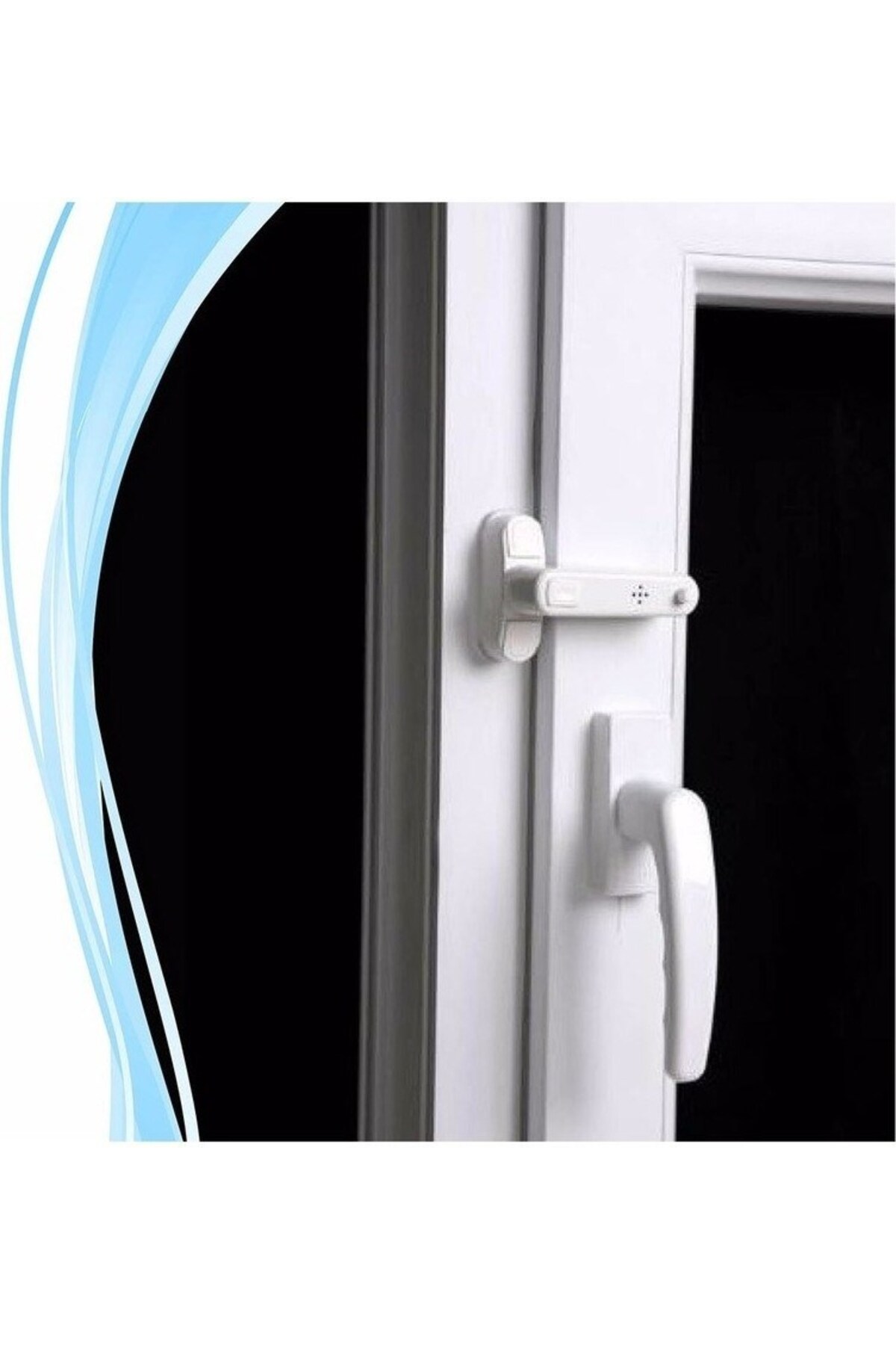 5 Adet Pvc Kapı Pencere Emniyet Kilidi Pimapen Düğmeli Kilit Bebek Çocuk Güvenlik 4