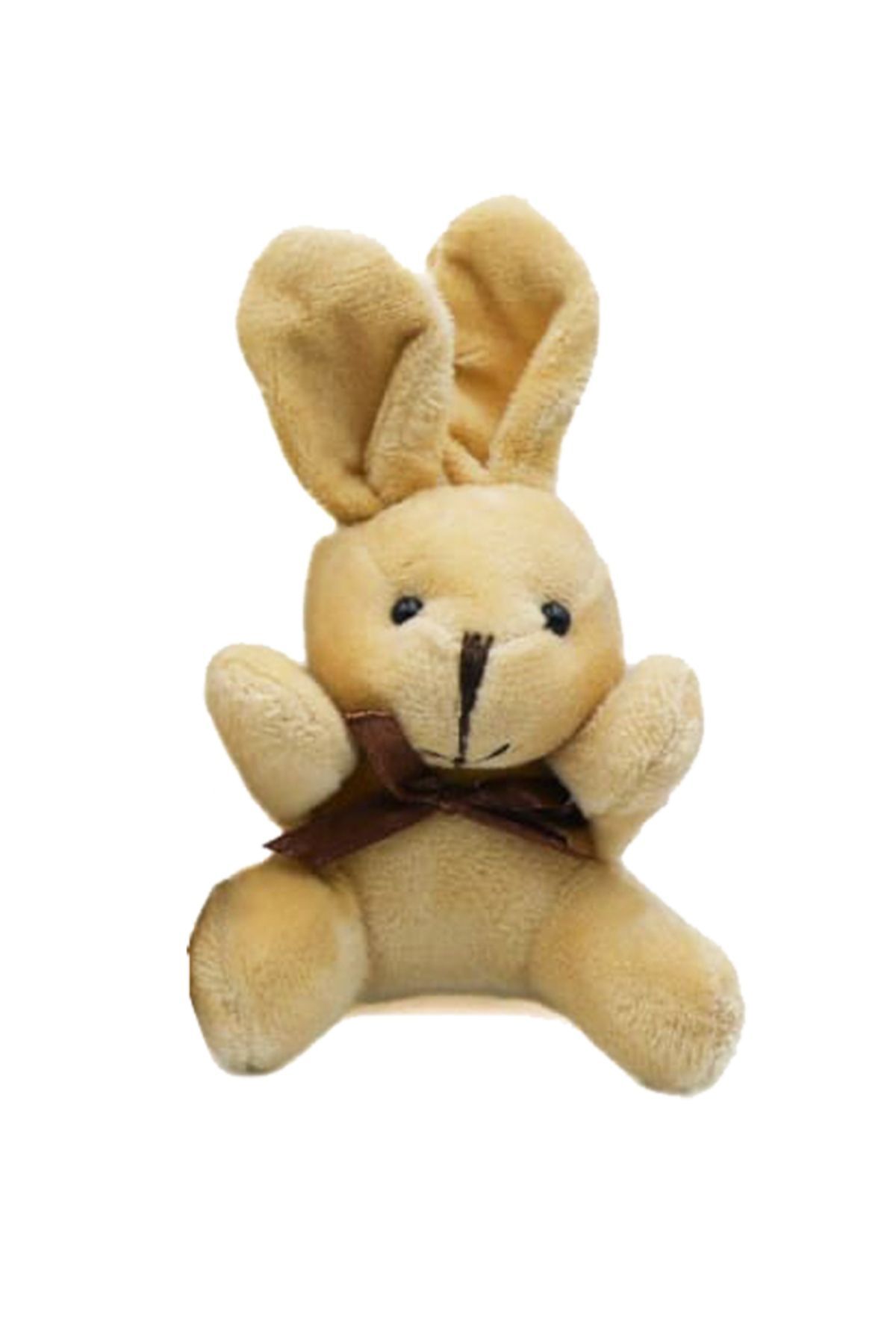 dudu kids Kraft Kutulu 2 Adet Peluş Tavşan Anahtarlık 13 Cm Açıkkahve - Oyuncak Tavşan Çanta Süsü-Doğum Günü fotoğrafı 3 (önizleme)