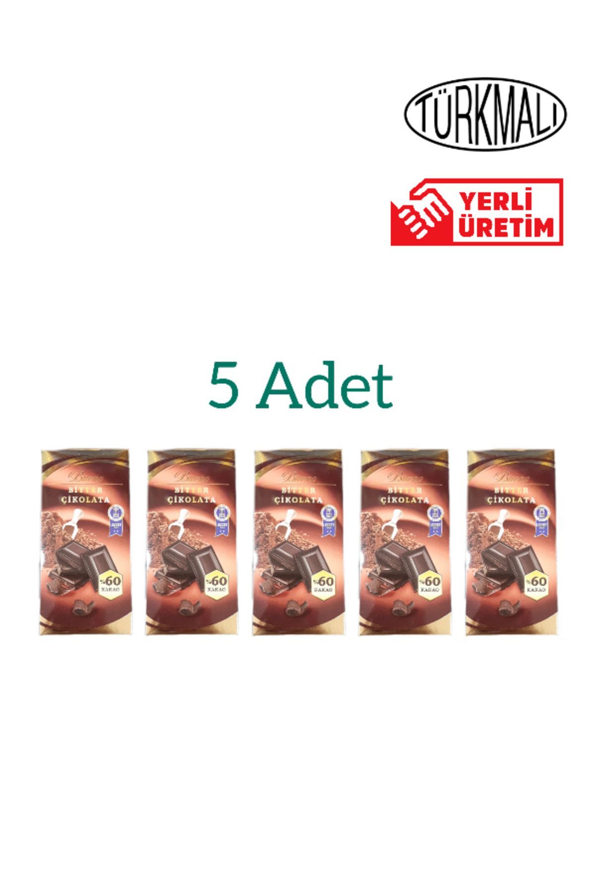 Buono BİTTER ÇİKOLATA 80 GR 5 Lİ PAKET