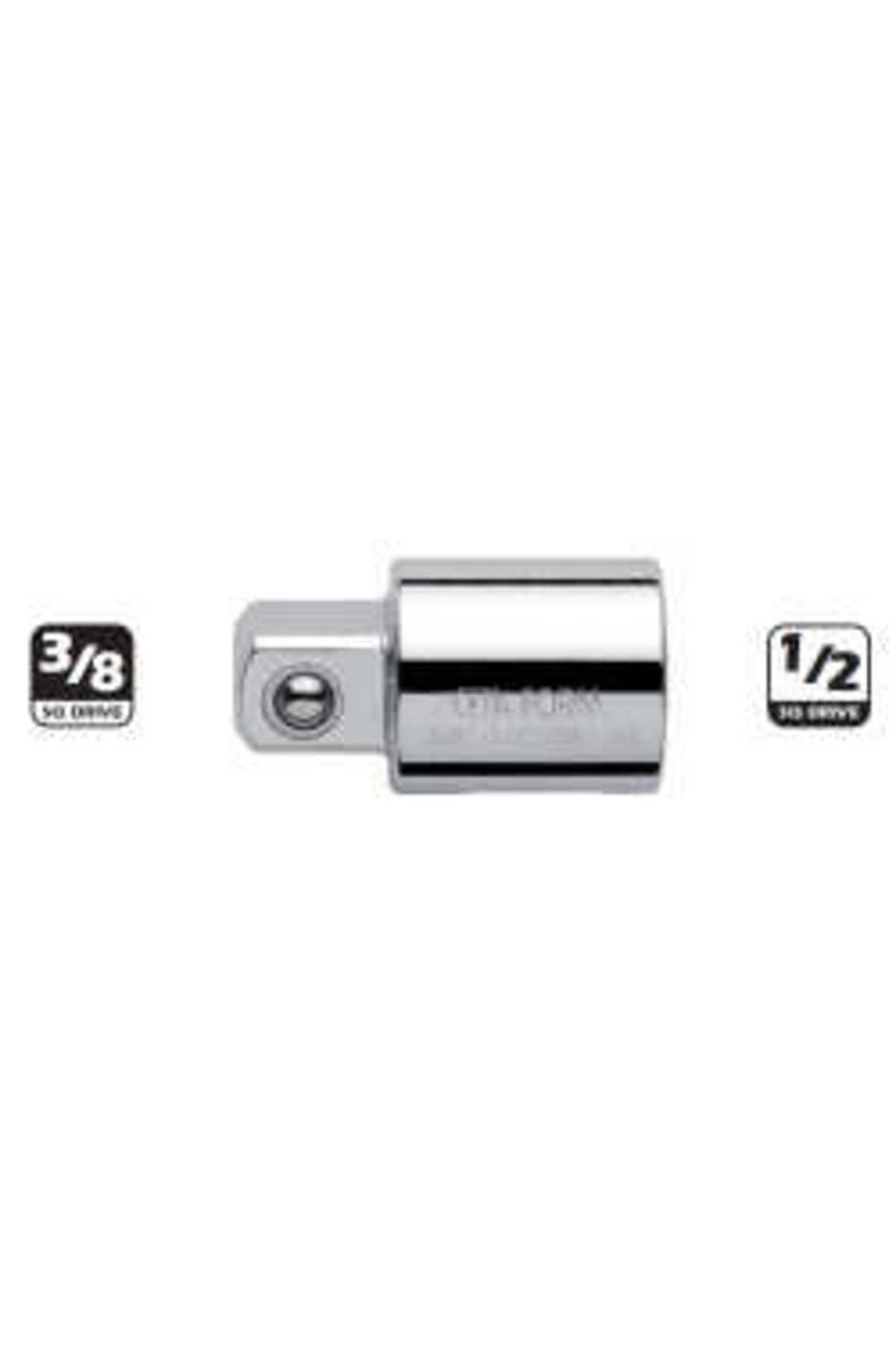 Ceta-1/2'' Socket Adapter - 3 Way, d:1/2"-e:3/8" 2