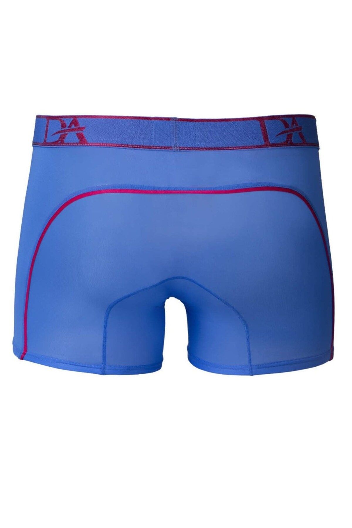 Doreanse-Men's Fancy Tulle Detailed Brand Print Waistband Boxer 1562 4