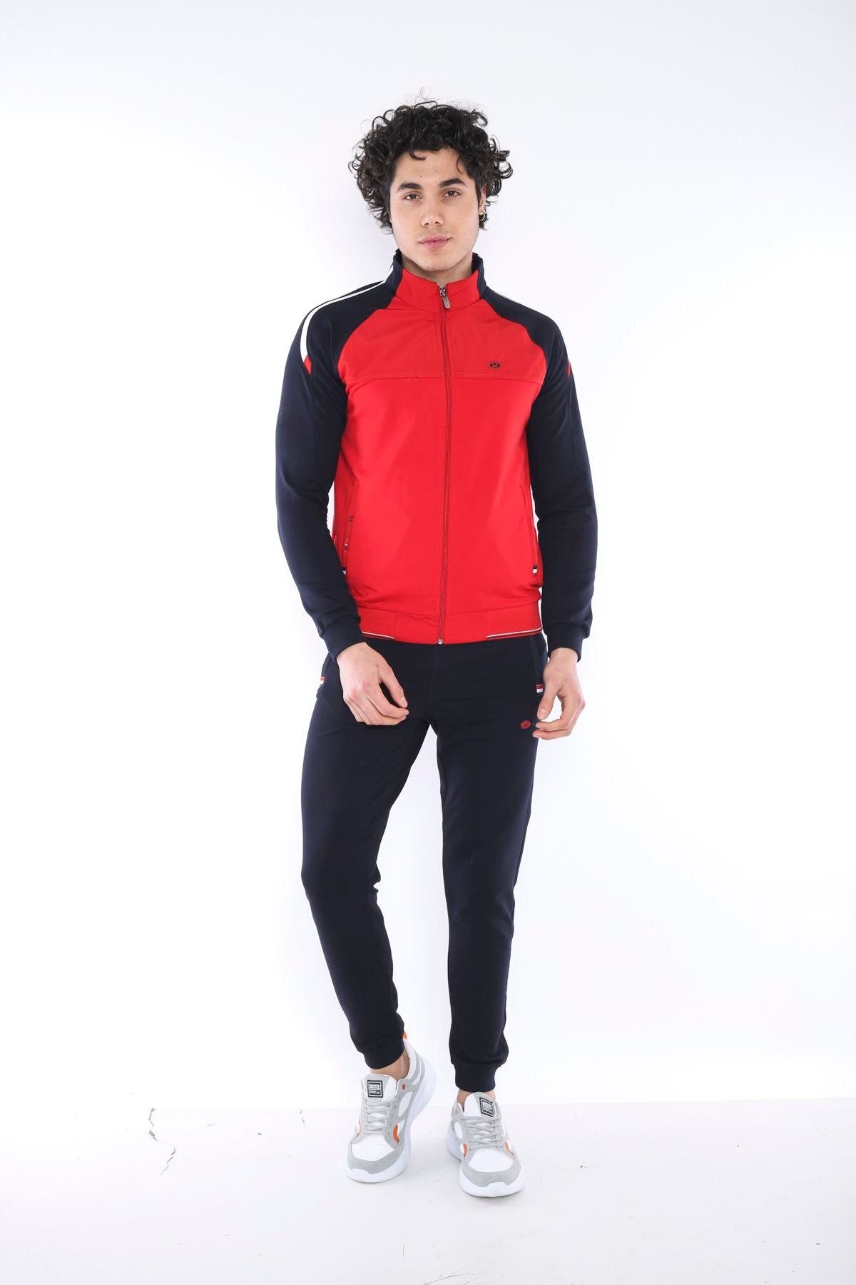ست گرمکن ورزشی مردانه پارچه SUPER 2 SEASON SLIMFIT TEAM 6733 Escetic