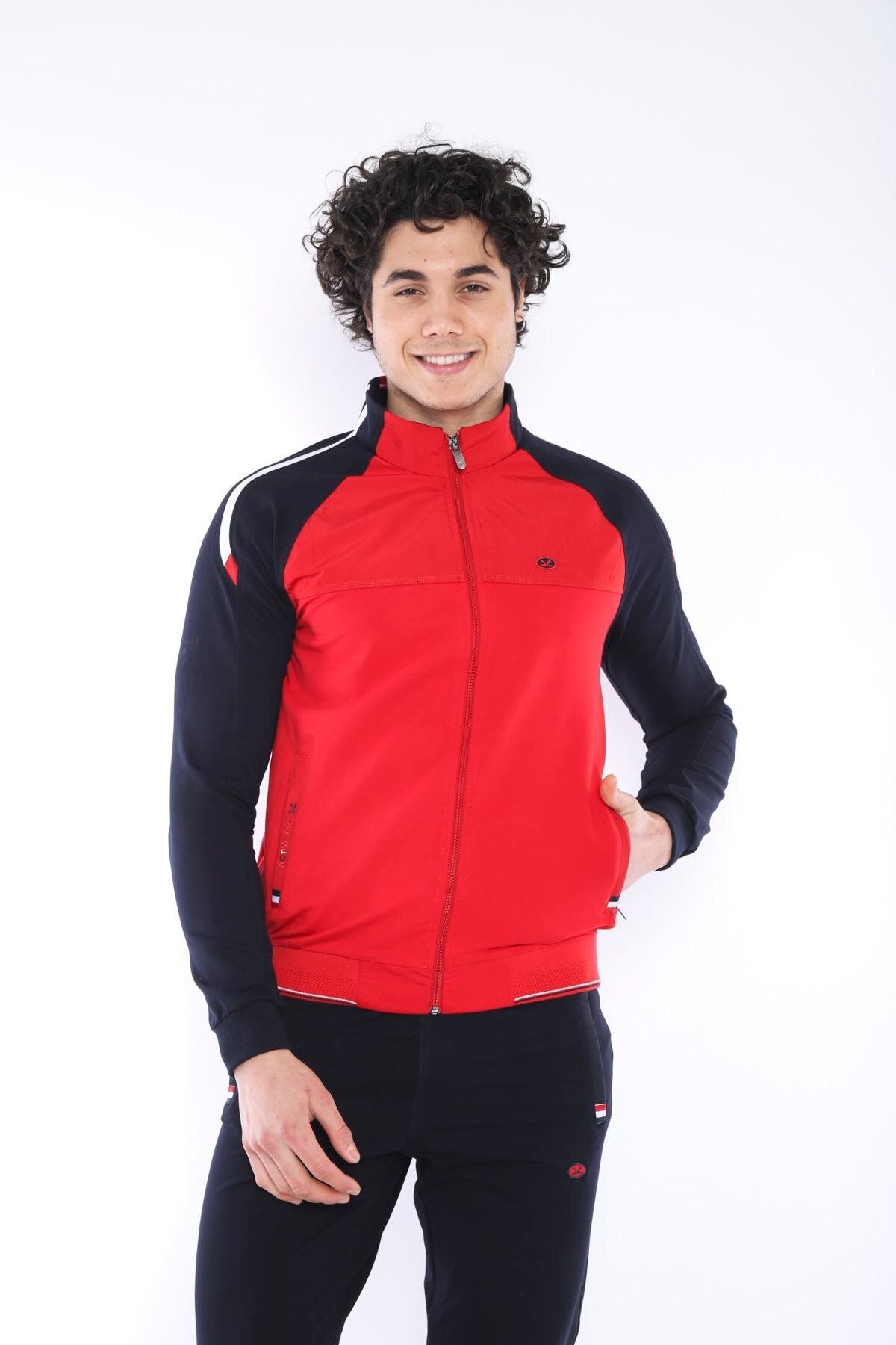 ست گرمکن ورزشی مردانه پارچه SUPER 2 SEASON SLIMFIT TEAM 6733 Escetic