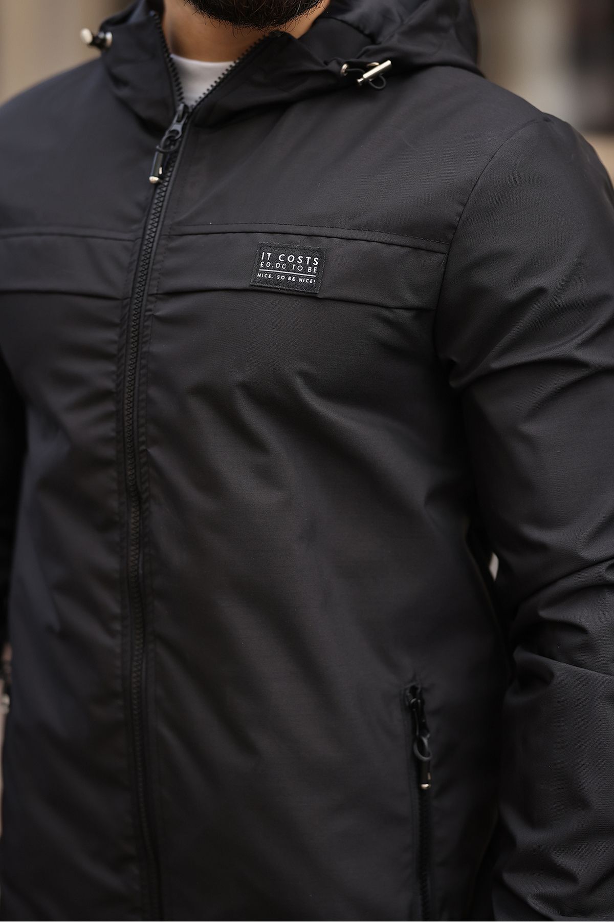 S&M CLOTHİNG  YENİ SEZON ERKEK SU & RÜZGAR GEÇİRMEZ YAĞMURLUK MEVSİMLİK CEKET - Görsel 3