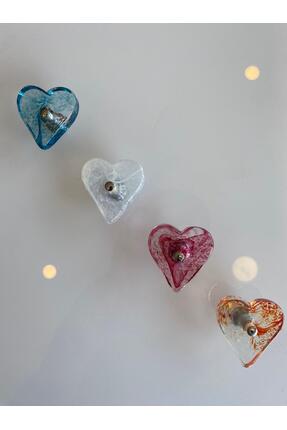 Vista Doro KALP PEMBE CAMLI DÜĞME MOBİLYA KULP KROM