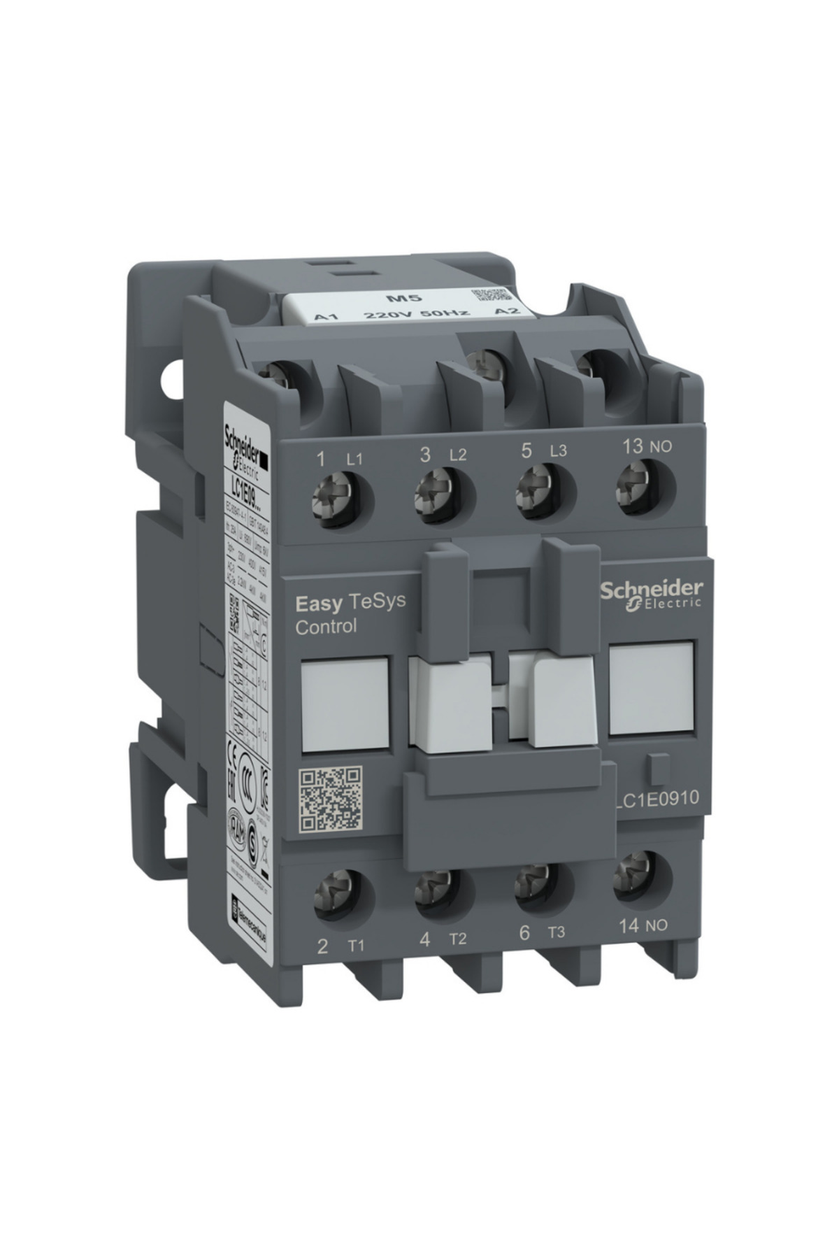 Schneider Electric LC1E0910M5 4 kW 9A 220VAC NO Kontaktör