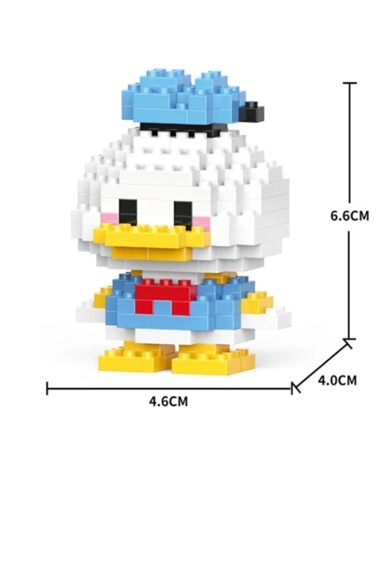 پازل 3D دونالد داک از مجموعه Lego | پازل ساختنی 135 قطعه‌ای Bricks