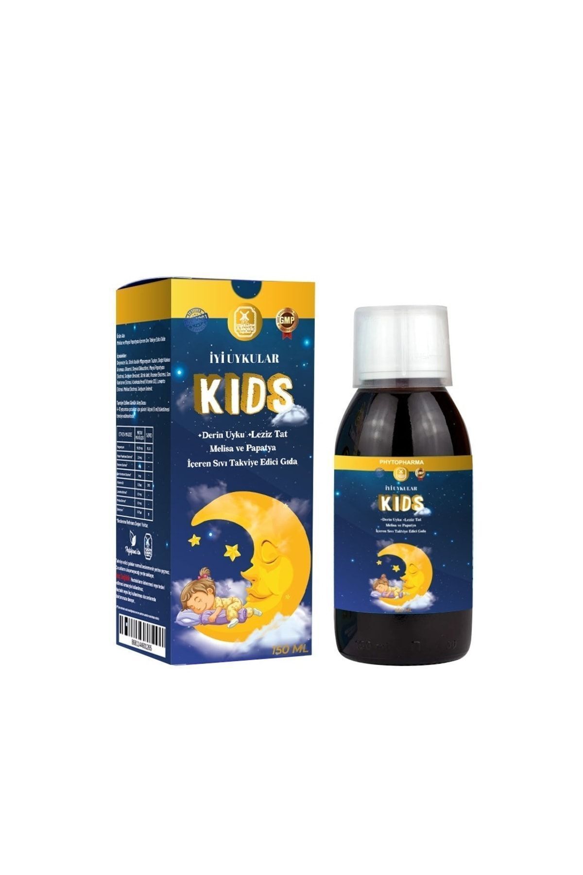 Kids Uyku Şurubu Melisa Papatya Içeren Damla 150 Ml Şişe İyi Uykular