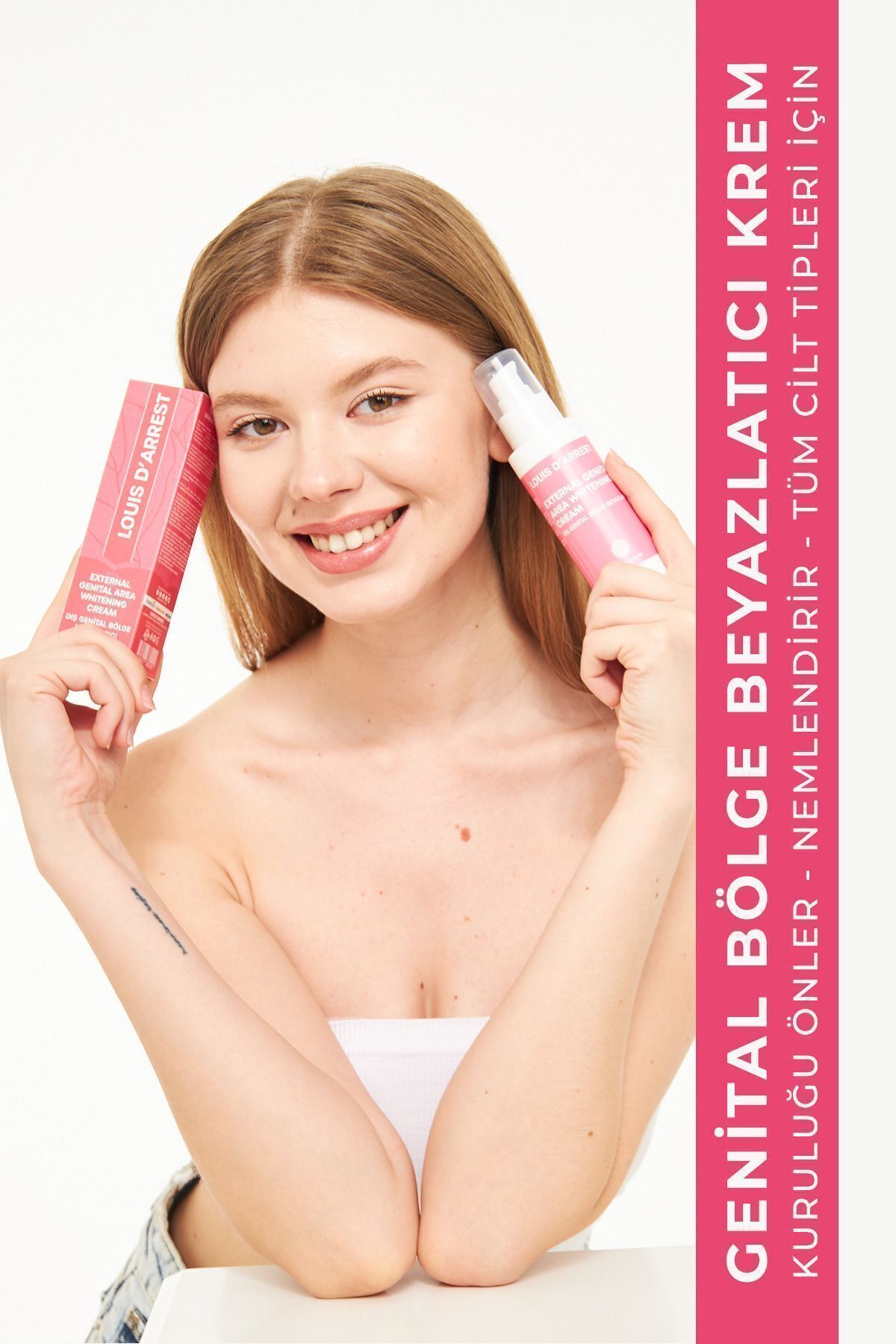 Genital Bölge Beyazlatıcı ve Kararma Karşıtı Bakım Kremi 100 Ml