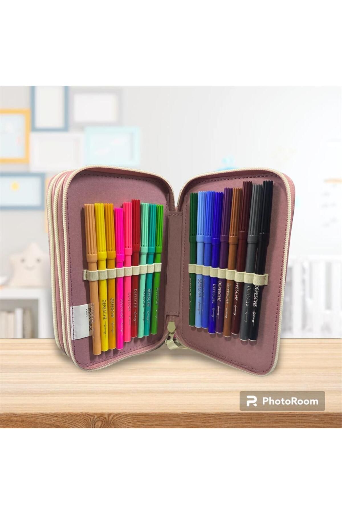 Top Model by Depesche-Top Model 3 - 3-Layer Pencil Case with Full and Dog 4