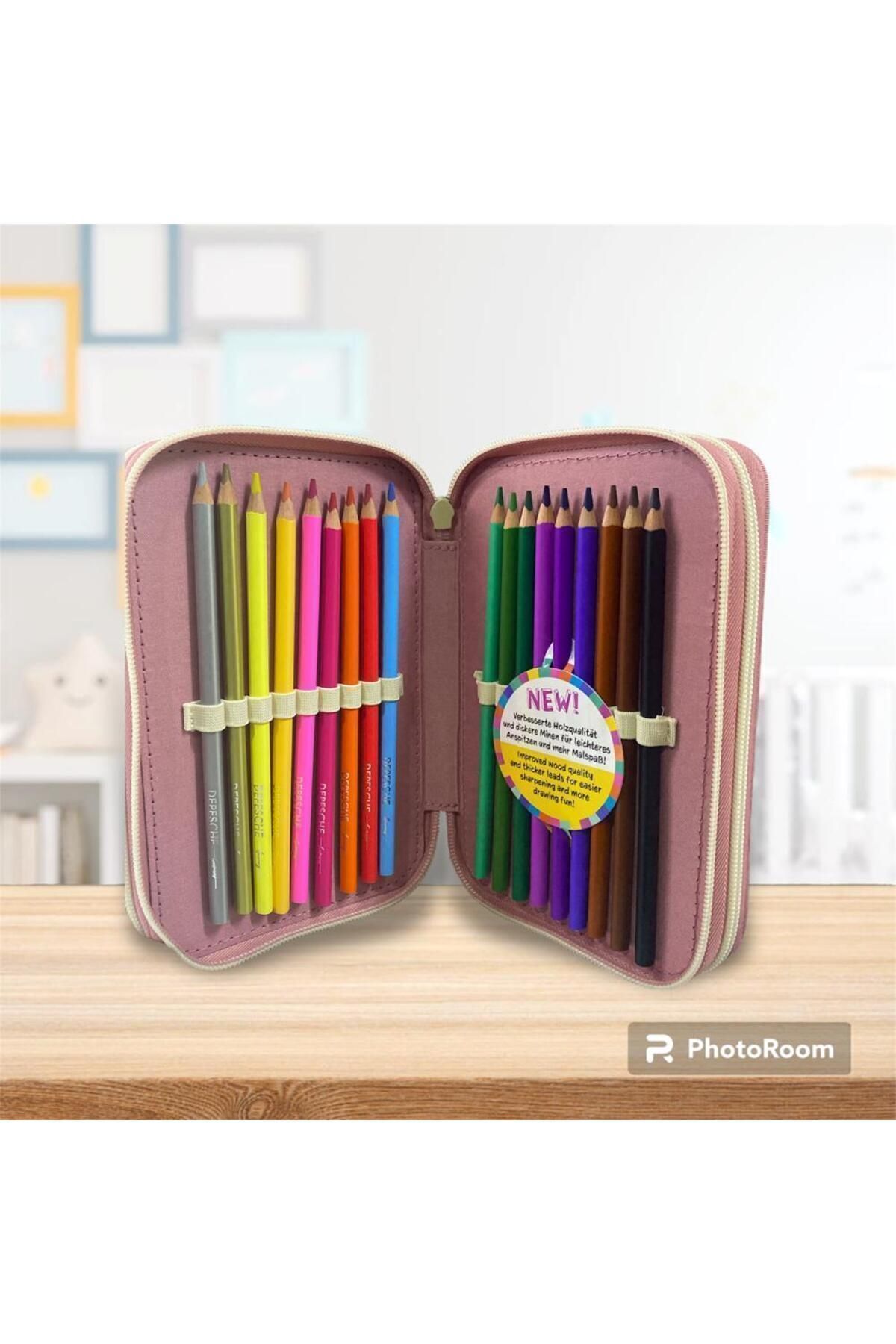Top Model by Depesche-Top Model 3 - 3-Layer Pencil Case with Full and Dog 2