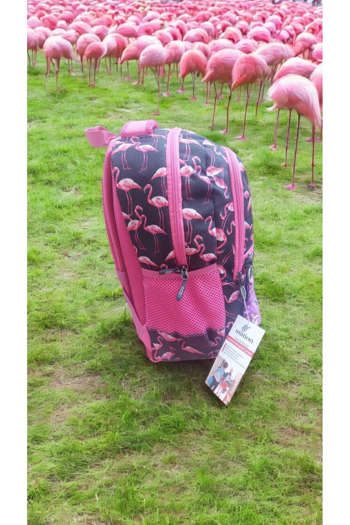 کیف مدرسه زنانه و تغذیه ای FLAMINGO GENC DIJITAL BASKI
