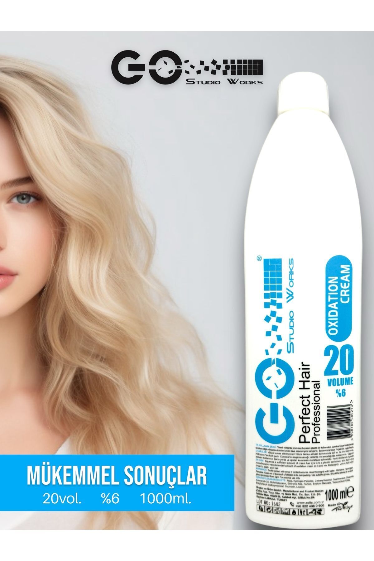 Go Studio Works Oksidan Krem 20 Volume (%6) 1000 ml