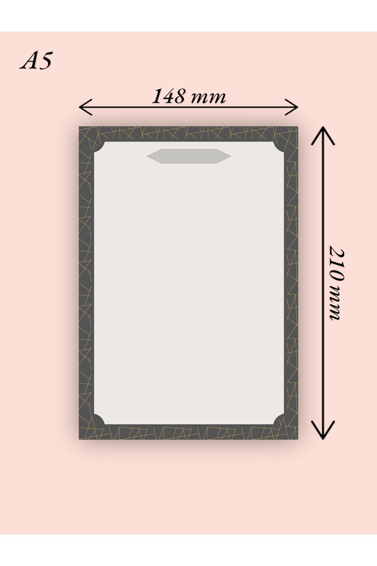Mirya Notes-A5 Geometric Patterned Memo Pad - Notepad 2