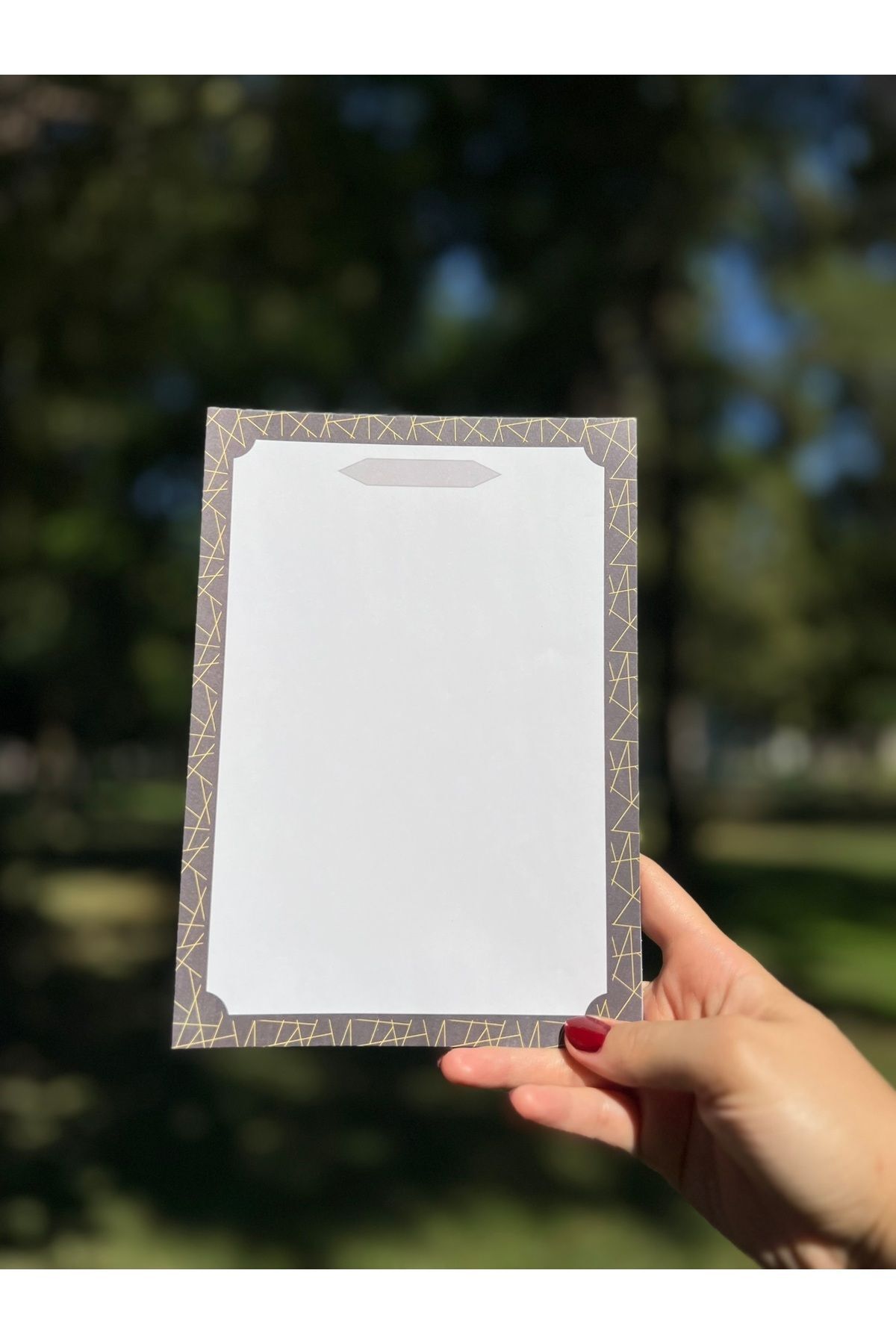 Mirya Notes-A5 Geometric Patterned Memo Pad - Notepad 3