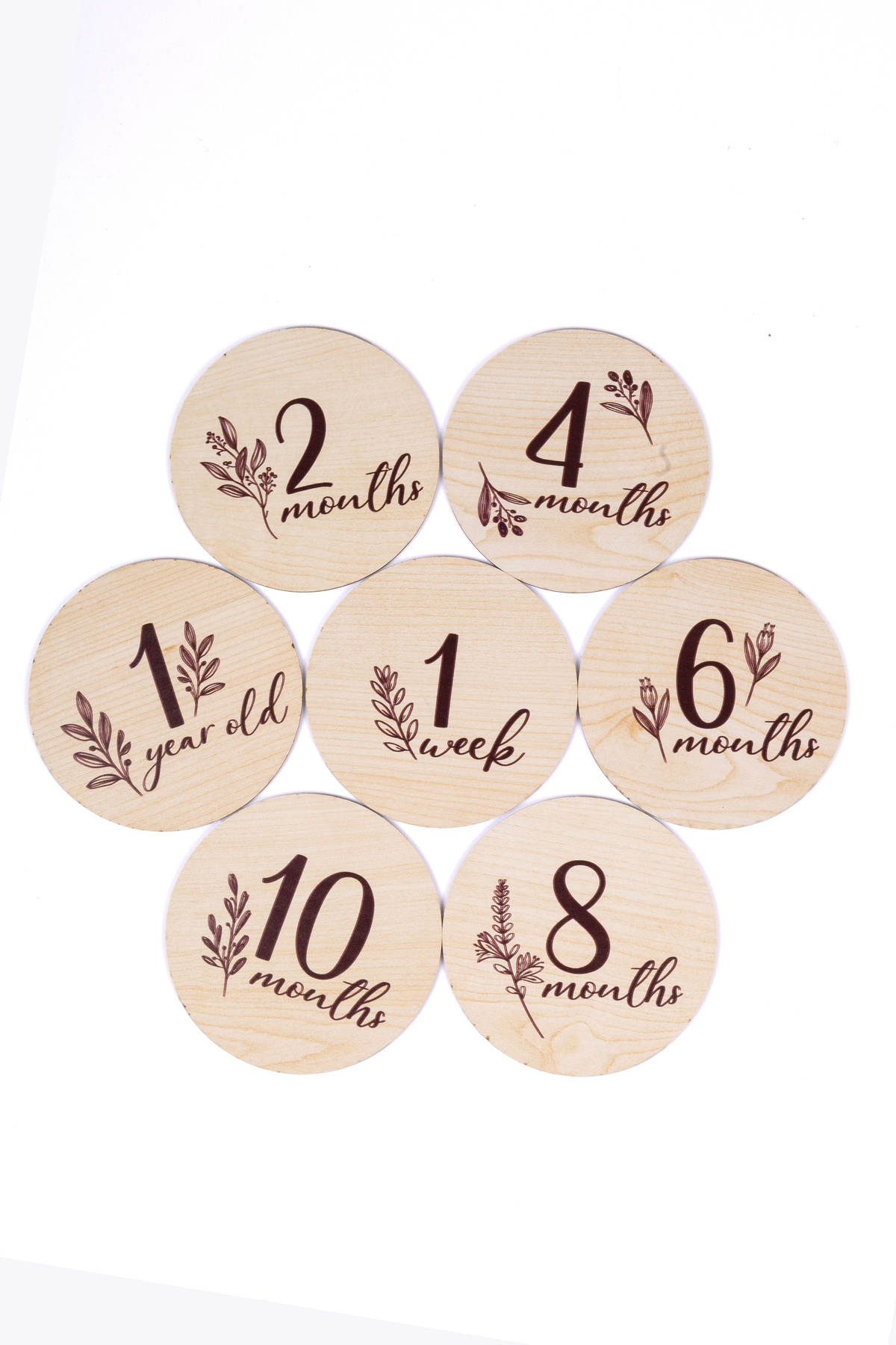 ceodesign Ahşap Anı Kartları Fotoğraf Çekimi ingilizce Bebek Hediyesi fotoğrafı 5 (önizleme)