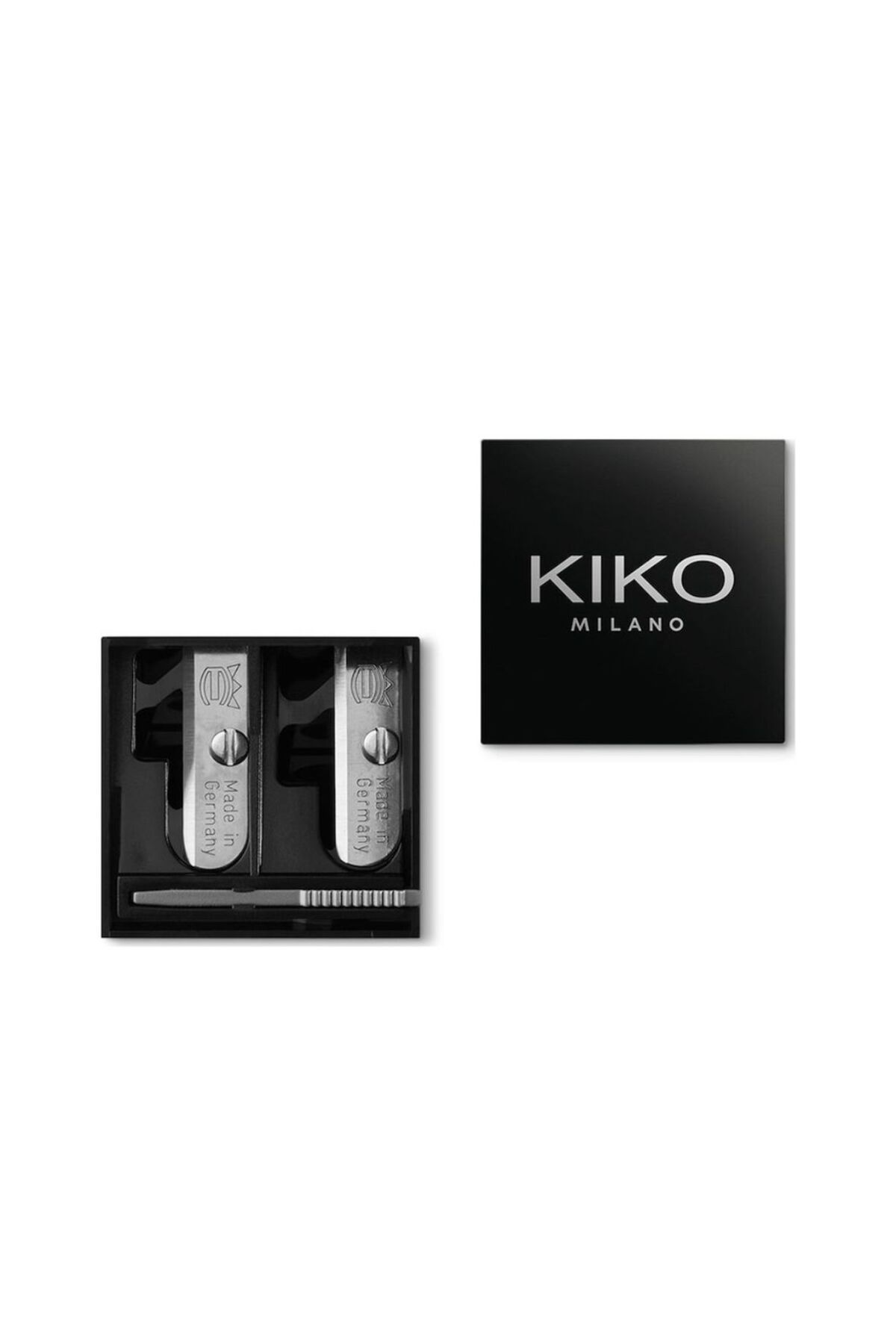 Kiko Double Sharpener - İkili Kalemtraş - Siyah
