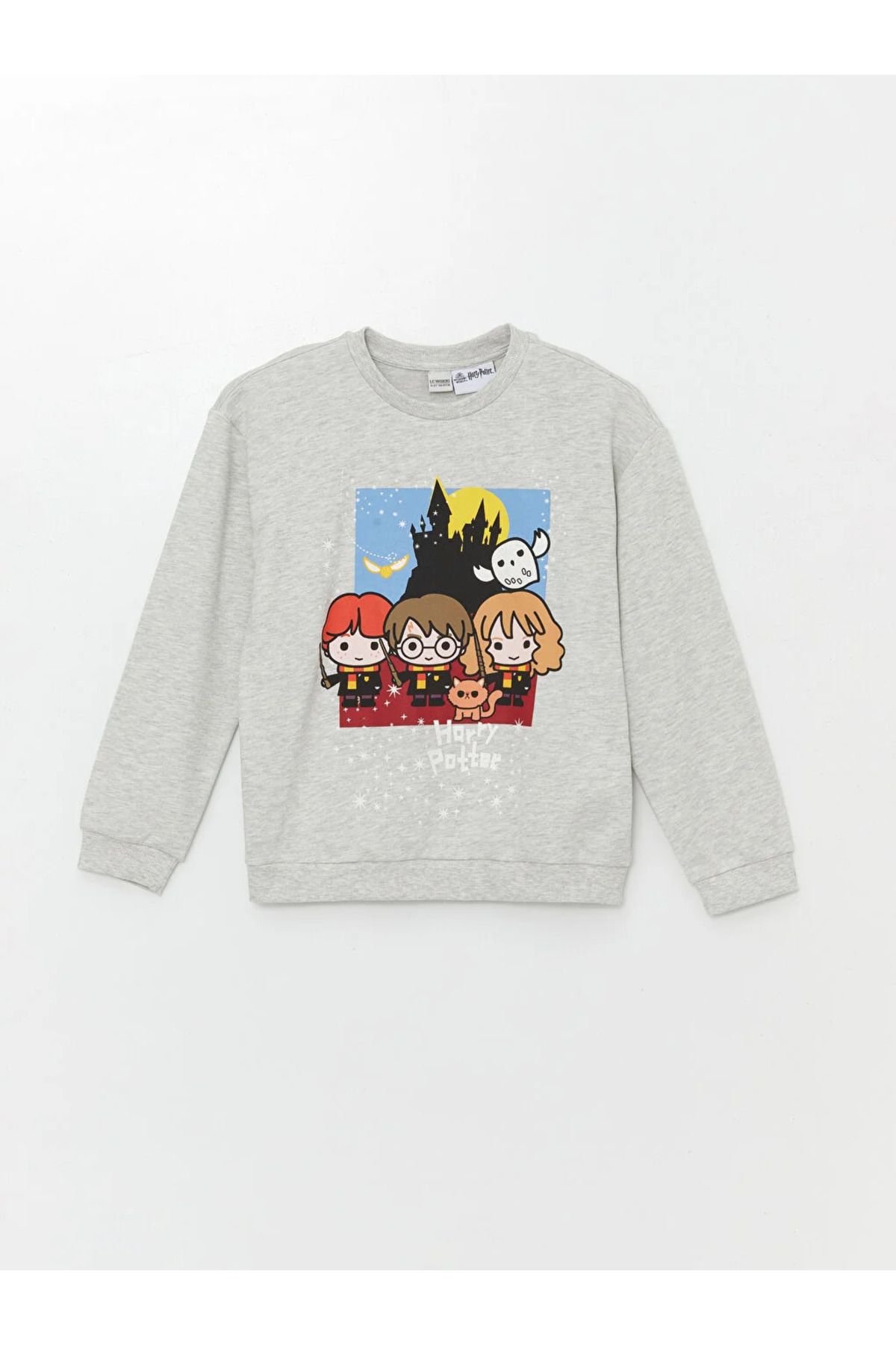 LC Waikiki LCW Kids Bisiklet Yaka Harry Potter Bask l Uzun Kollu K z Cocuk Sweatshirt Fiyat Yorumlar Trendyol