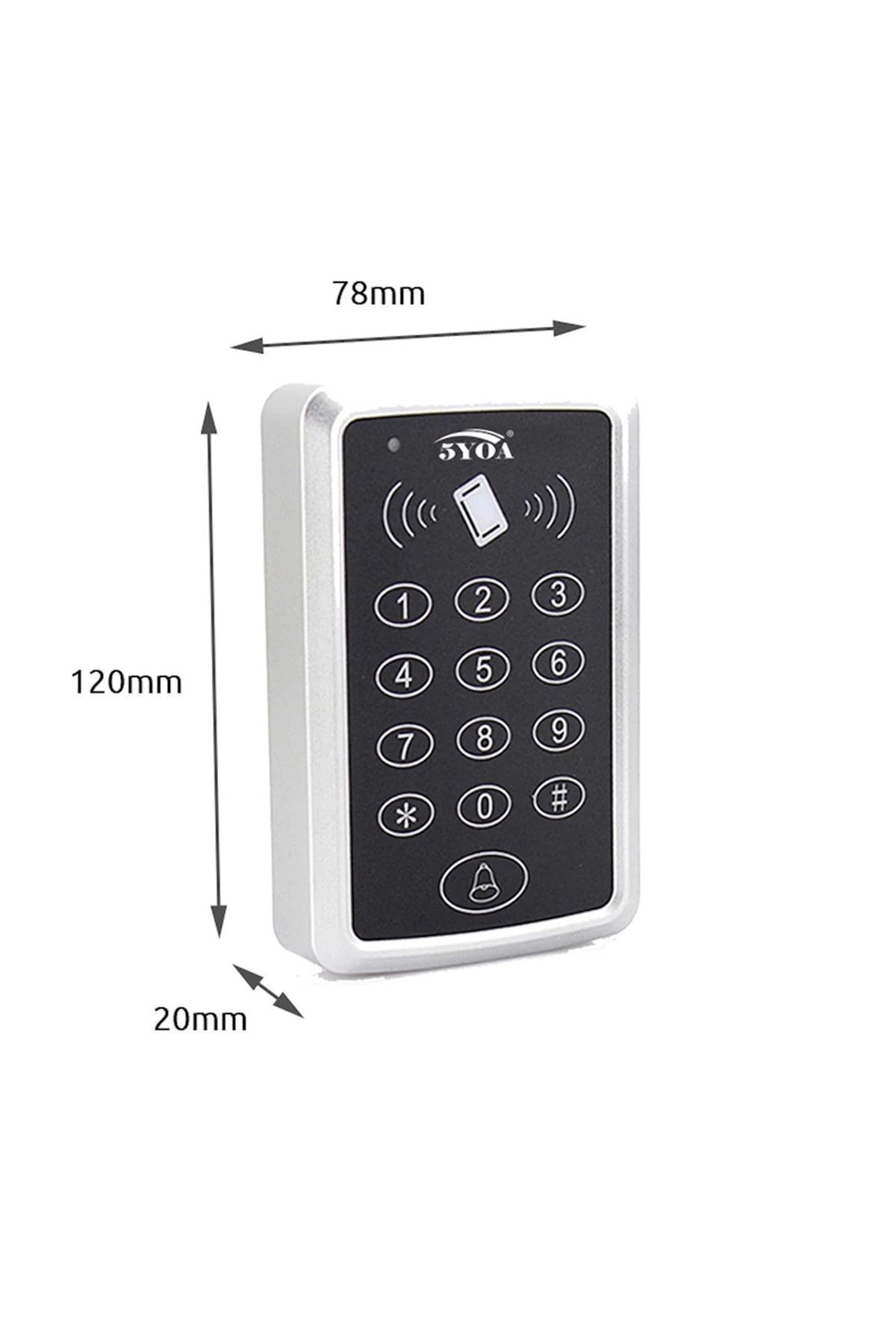 SONEX-Rfid Password Door Lock - Card Access Control Indicator System -10 Pieces Tag 6