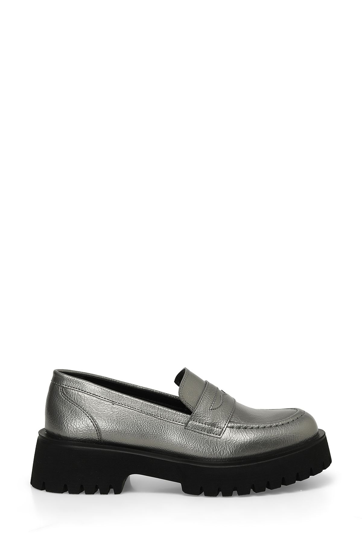 Butigo-24K-552 4PR Silberne Damen-Oxford-Schuhe 2