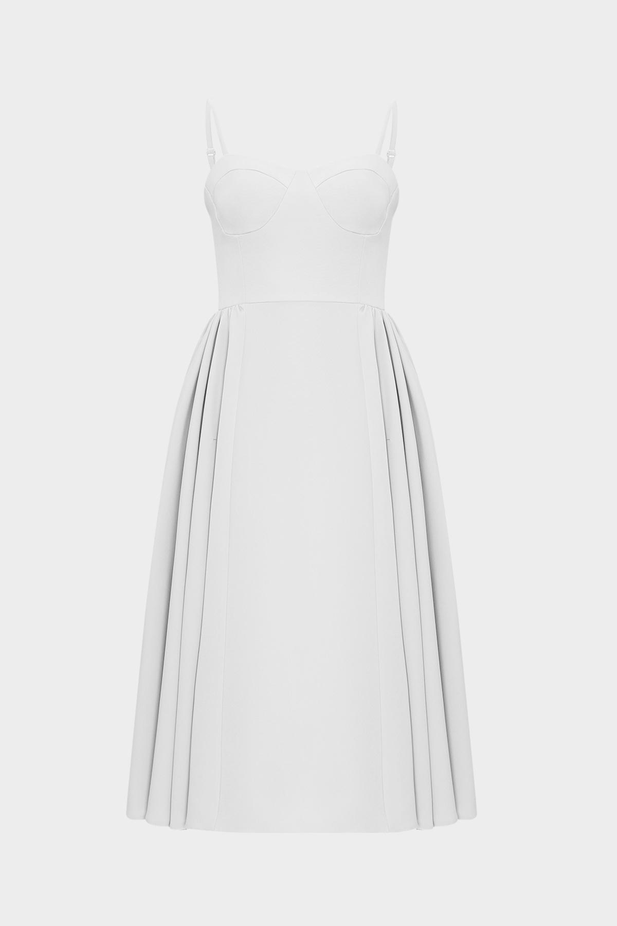 Premium Pocket Detailed Ruched Woven Midi Women's Dress