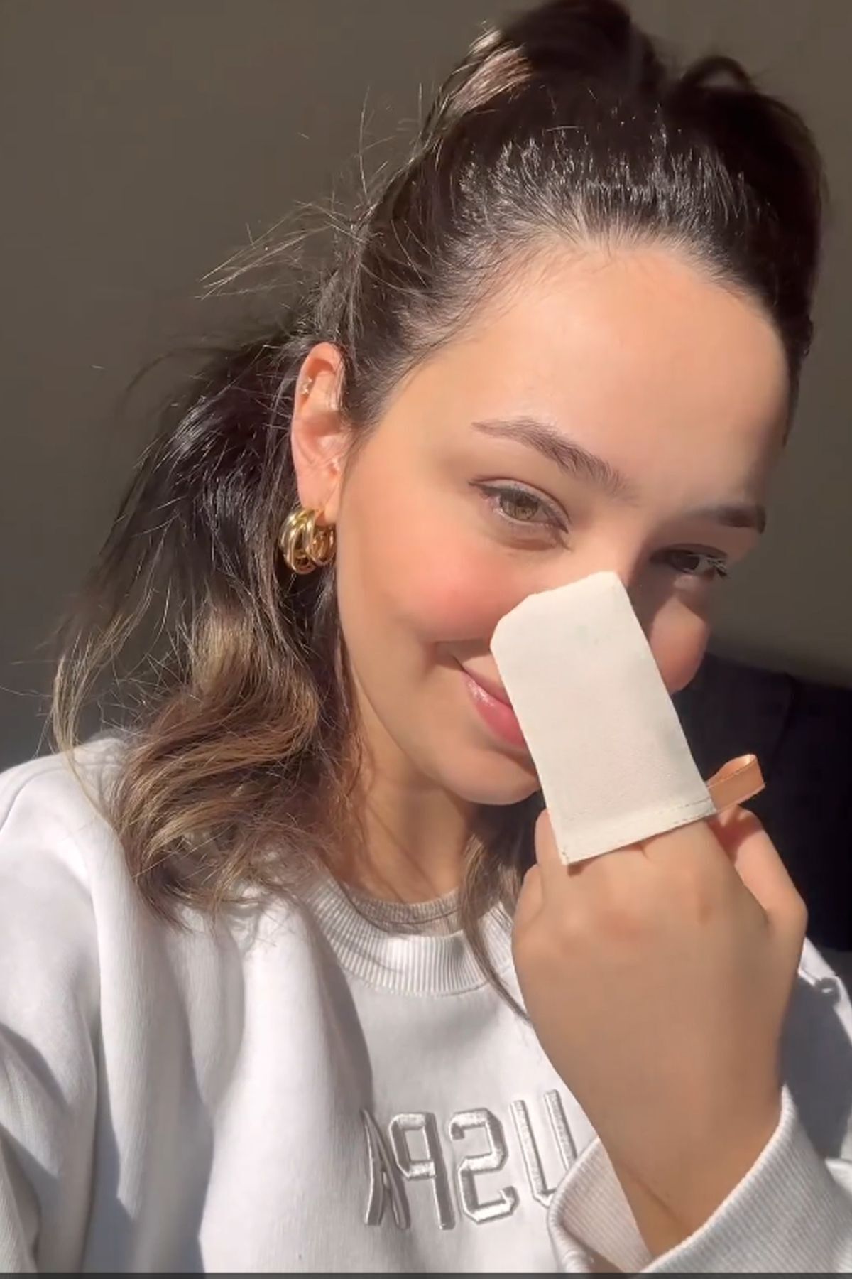 MYGLOW Parmak Yüz Kesesi (2 ADET) – %100 Floş Ipek, Tüm Cilt Tipleri. Nazik Peeling Ve Arındırıcı